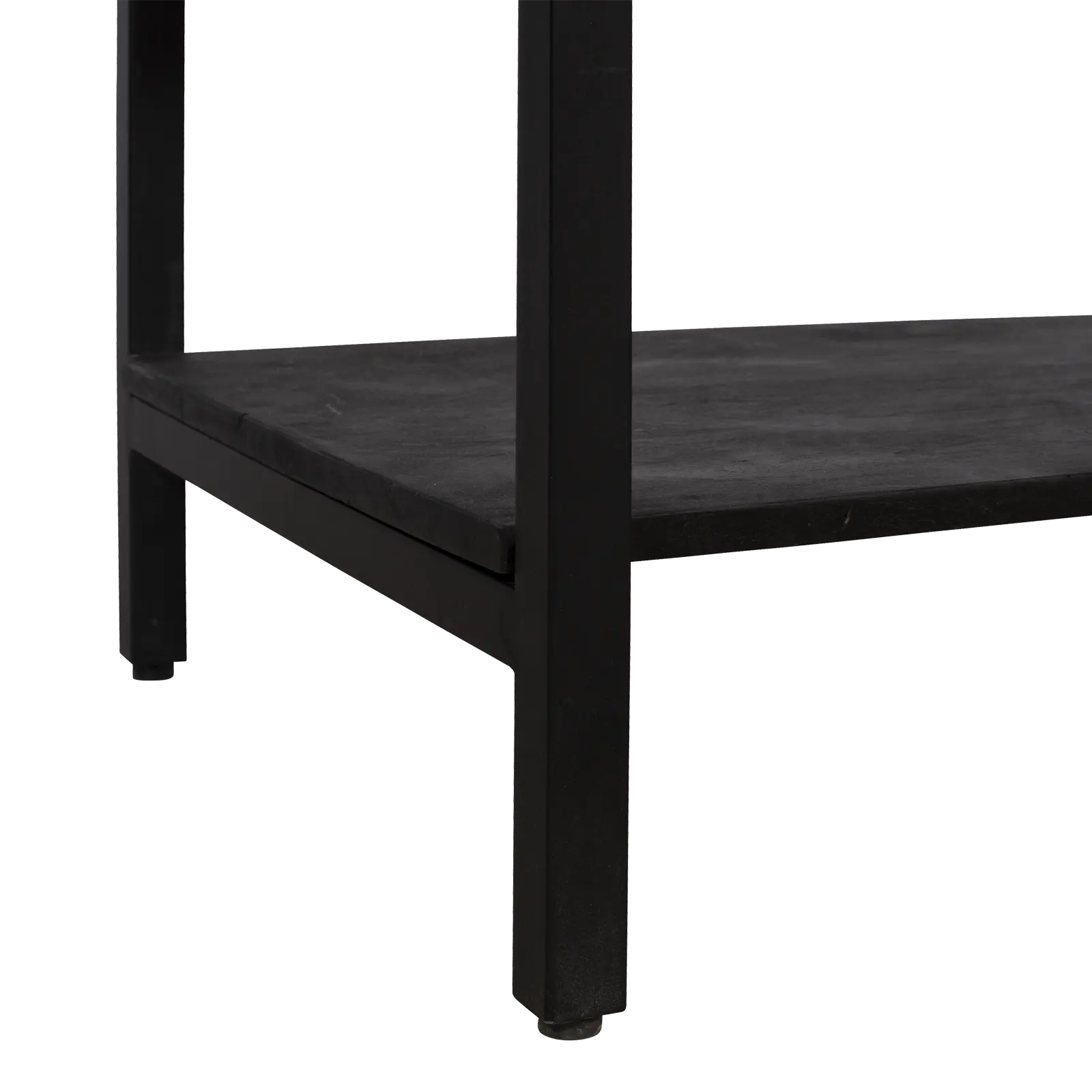 Opbergkast Belleville - 110 cm - 2 deuren - Mangohout Zwart