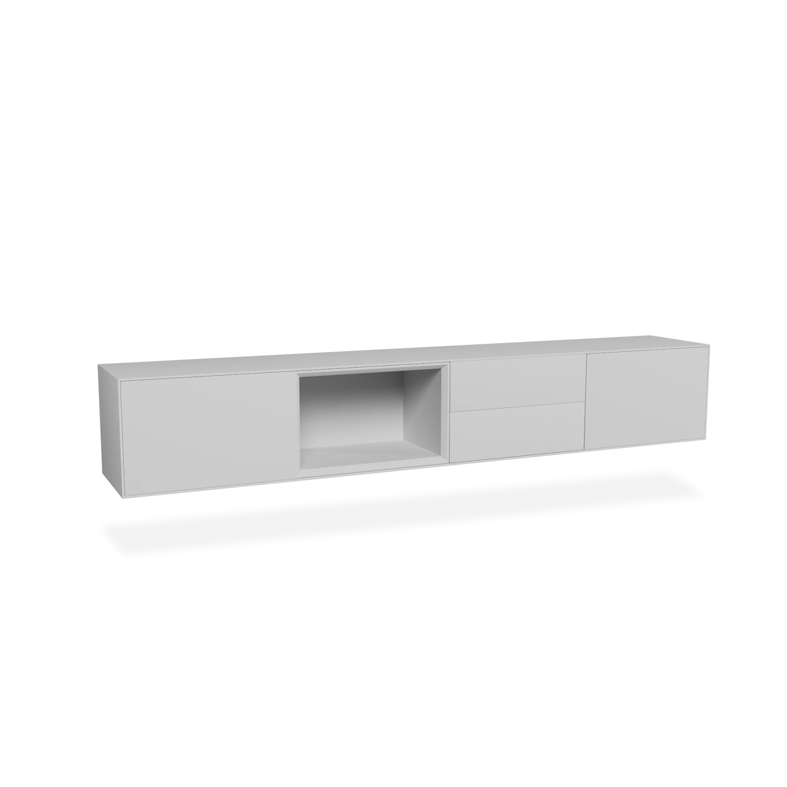 TV Meubel Tele Grey 240cm Zwevend