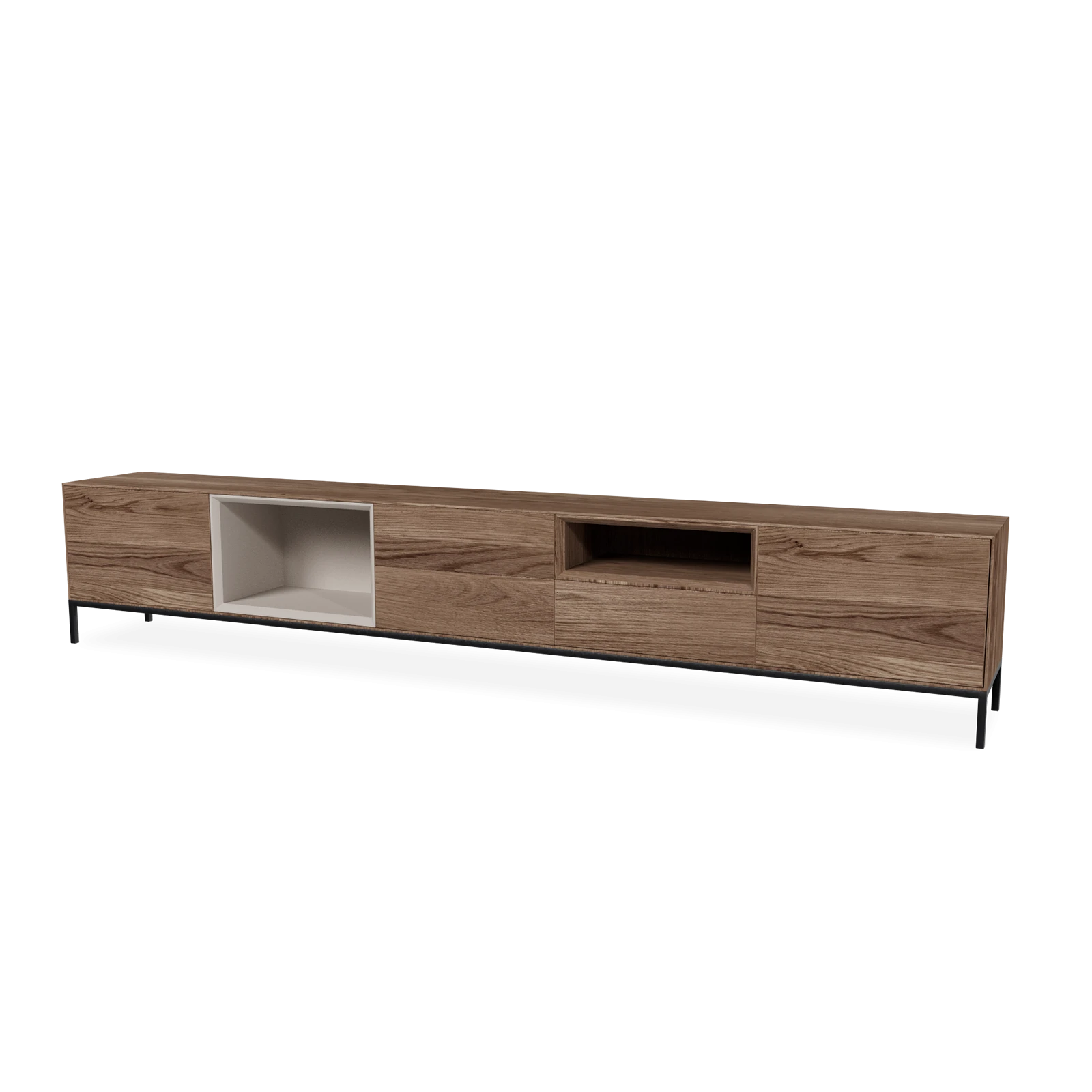 TV Meubel Kiezel 300cm Poot