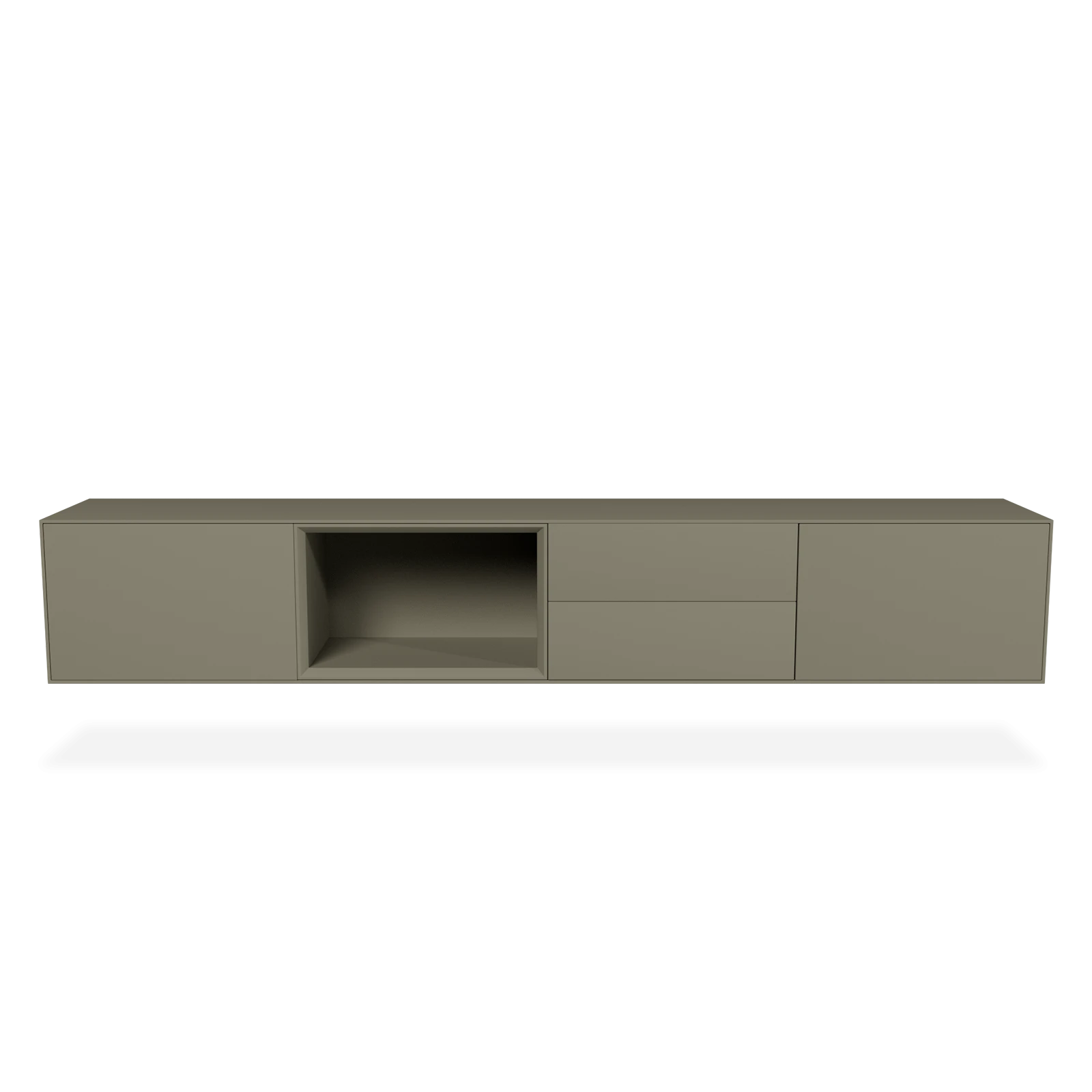TV Meubel Moss Grey 240cm Zwevend