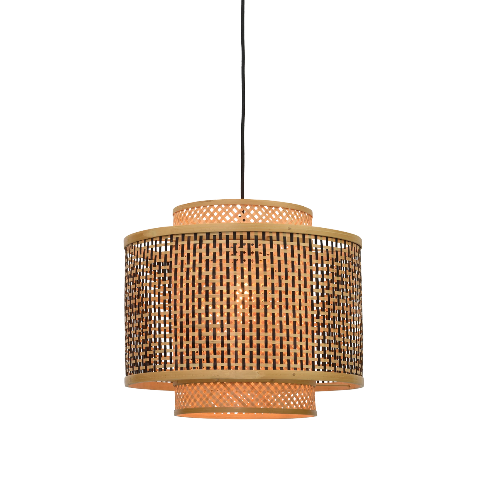Hanglamp Bhutan (34x40xcm)  zwart