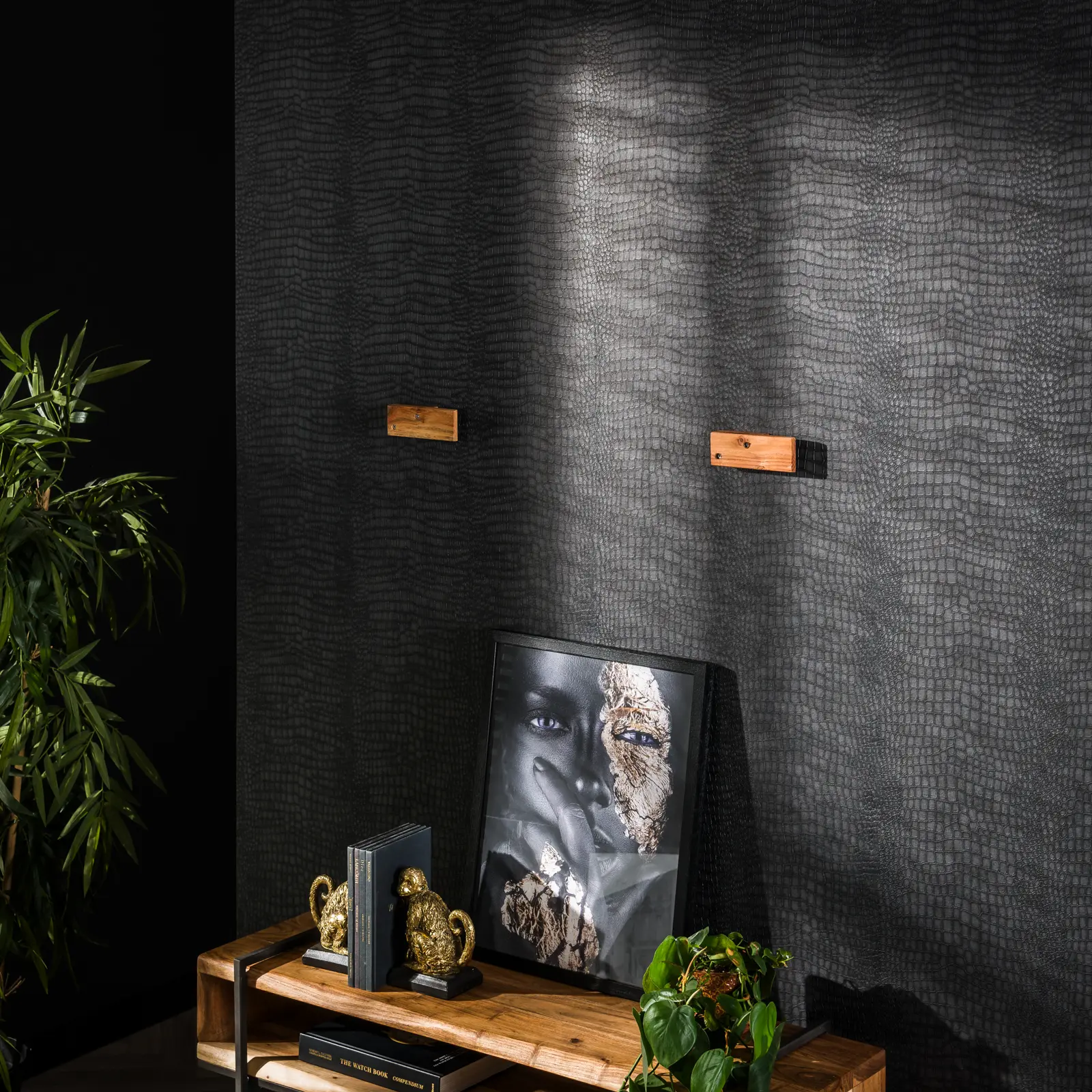Wandplank Tree - 100 cm - Massief Acaciahout