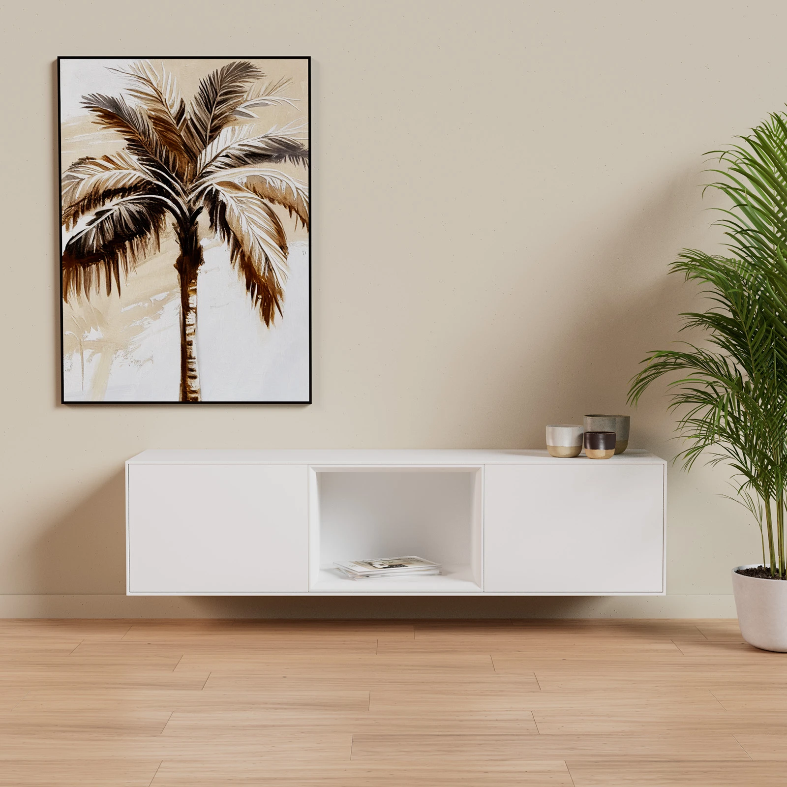 TV Meubel Signal White 160cm Zwevend
