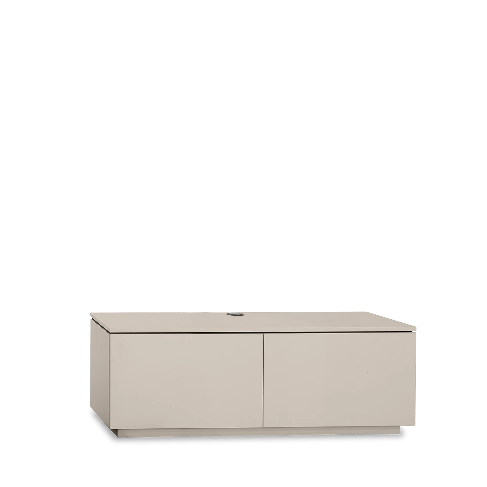 TV dressoir (Hoog - met plint - 2 klepdeuren) Lazzia - Ivory