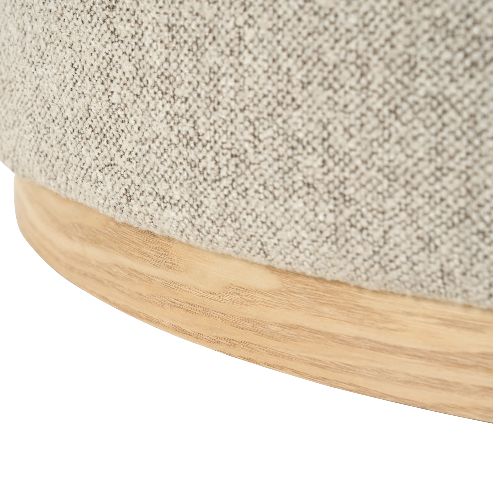 Poef (large) Avah - Mantz Taupe