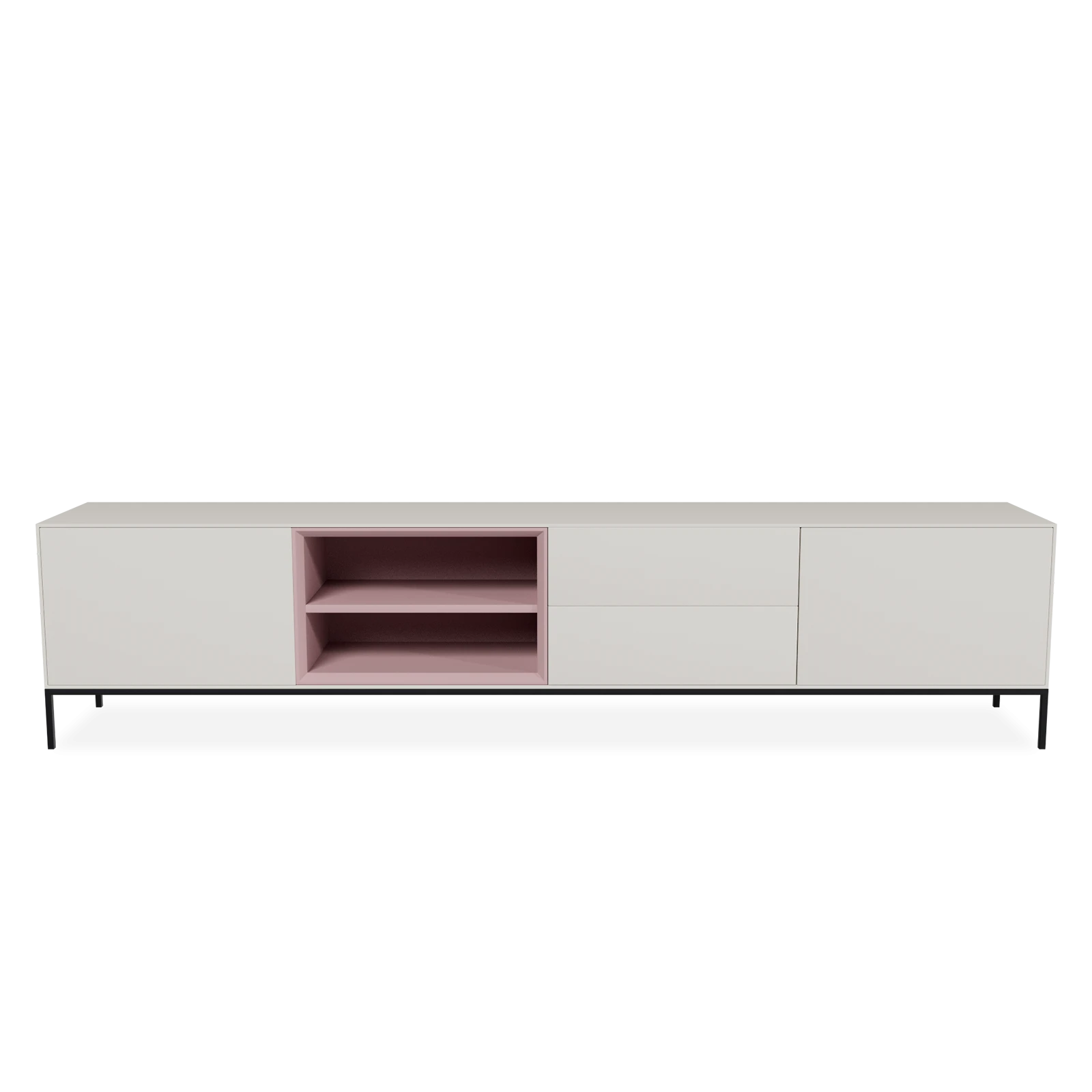 TV Meubel Pepper White 240cm Poot