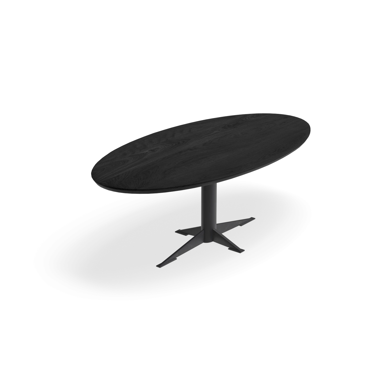 Eettafel Westfield - Ovaal Eiken Black Sky (220x110cm)