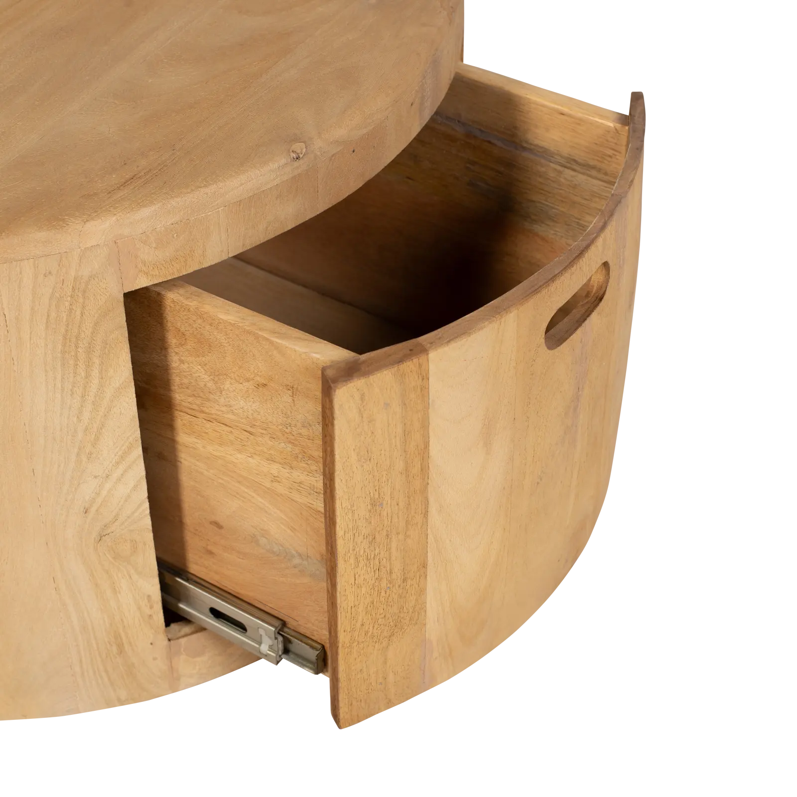 Salontafel set van 2 Buddy - rond - Mangohout Loom