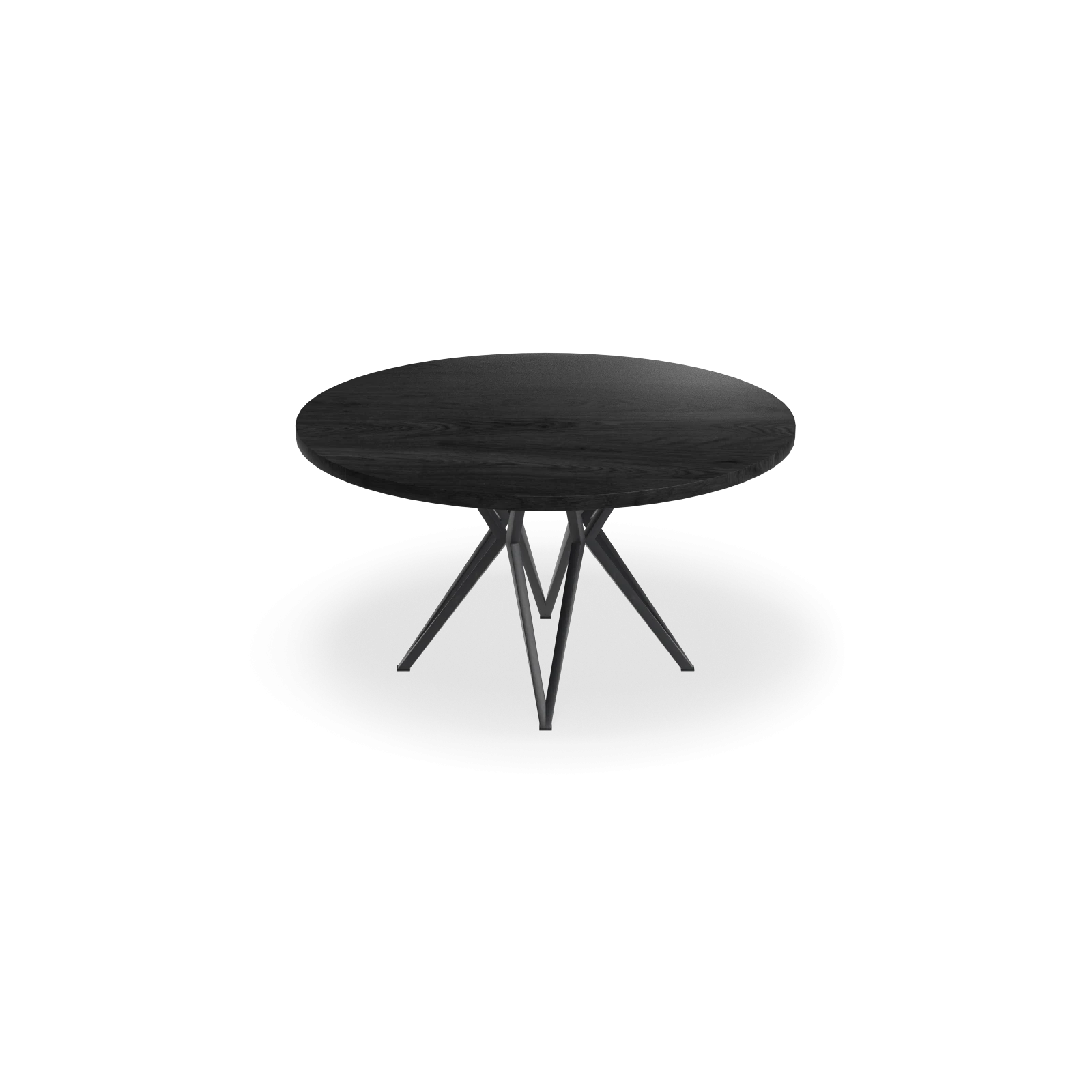 Eettafel Crosse - Rond Eiken Black Sky (140cm)