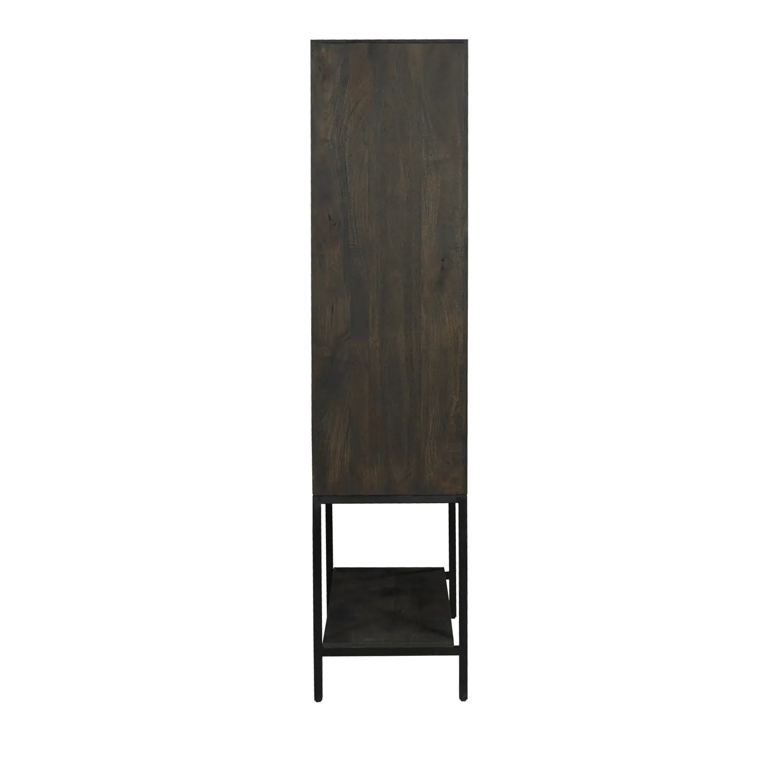 Opbergkast Belleville - 110 cm - 2 deuren - Mangohout Cacao Bruin