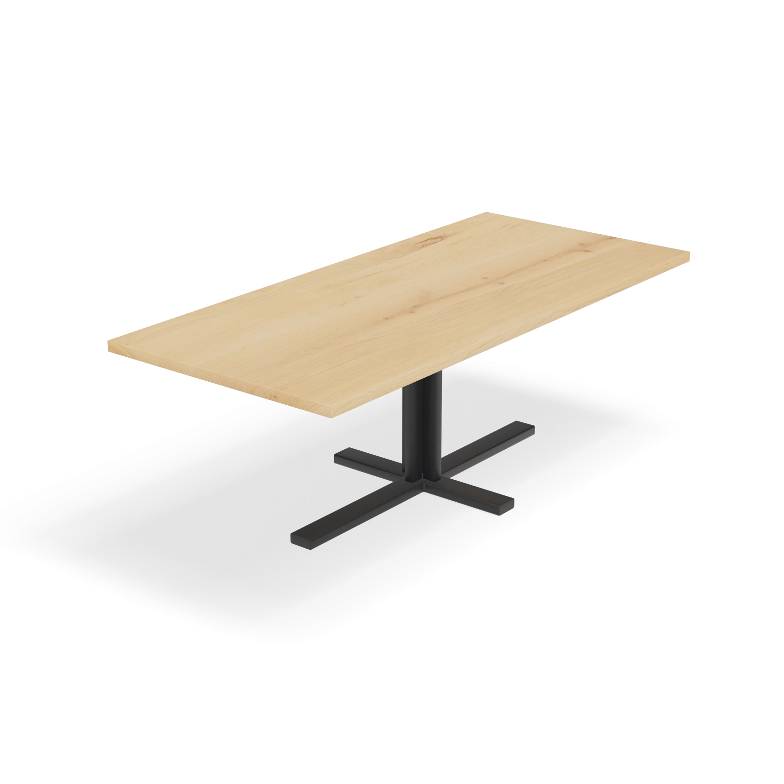 Eettafel Kolos - Rechthoek Eiken Nature White (220x100cm)