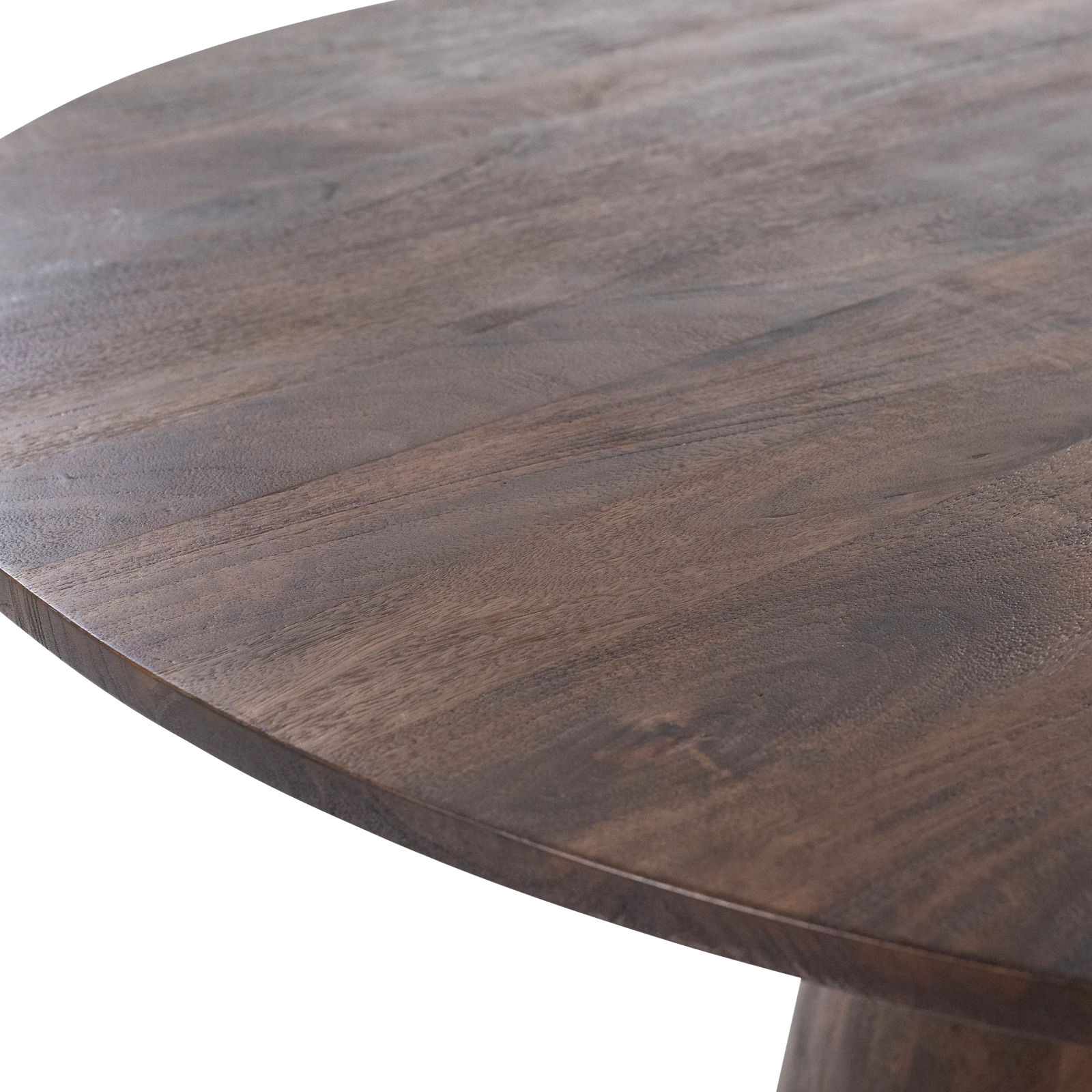 Eettafel (rond 130cm) Aron - Bruin