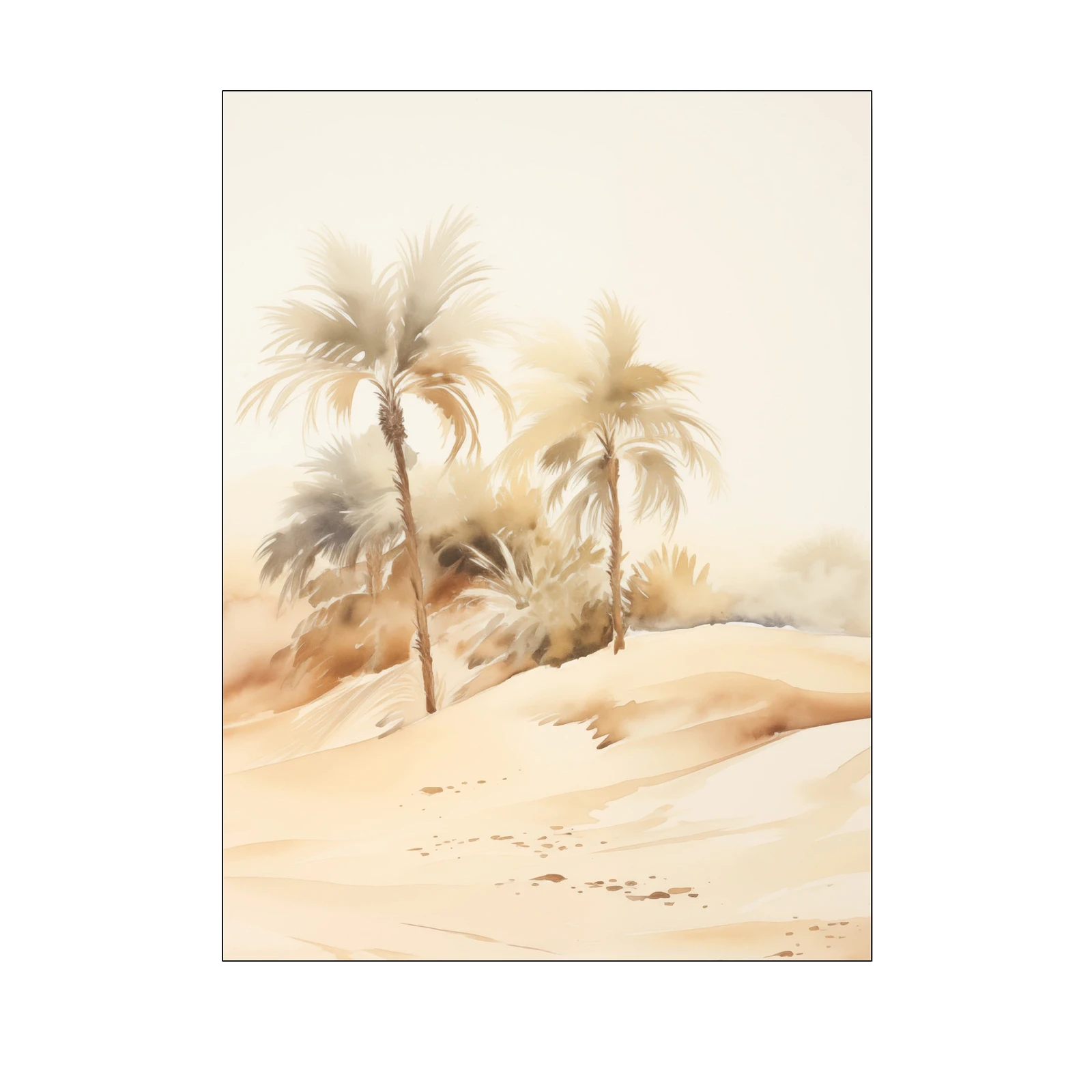 Wanddecoratie 190x145 Palm Dust (large)