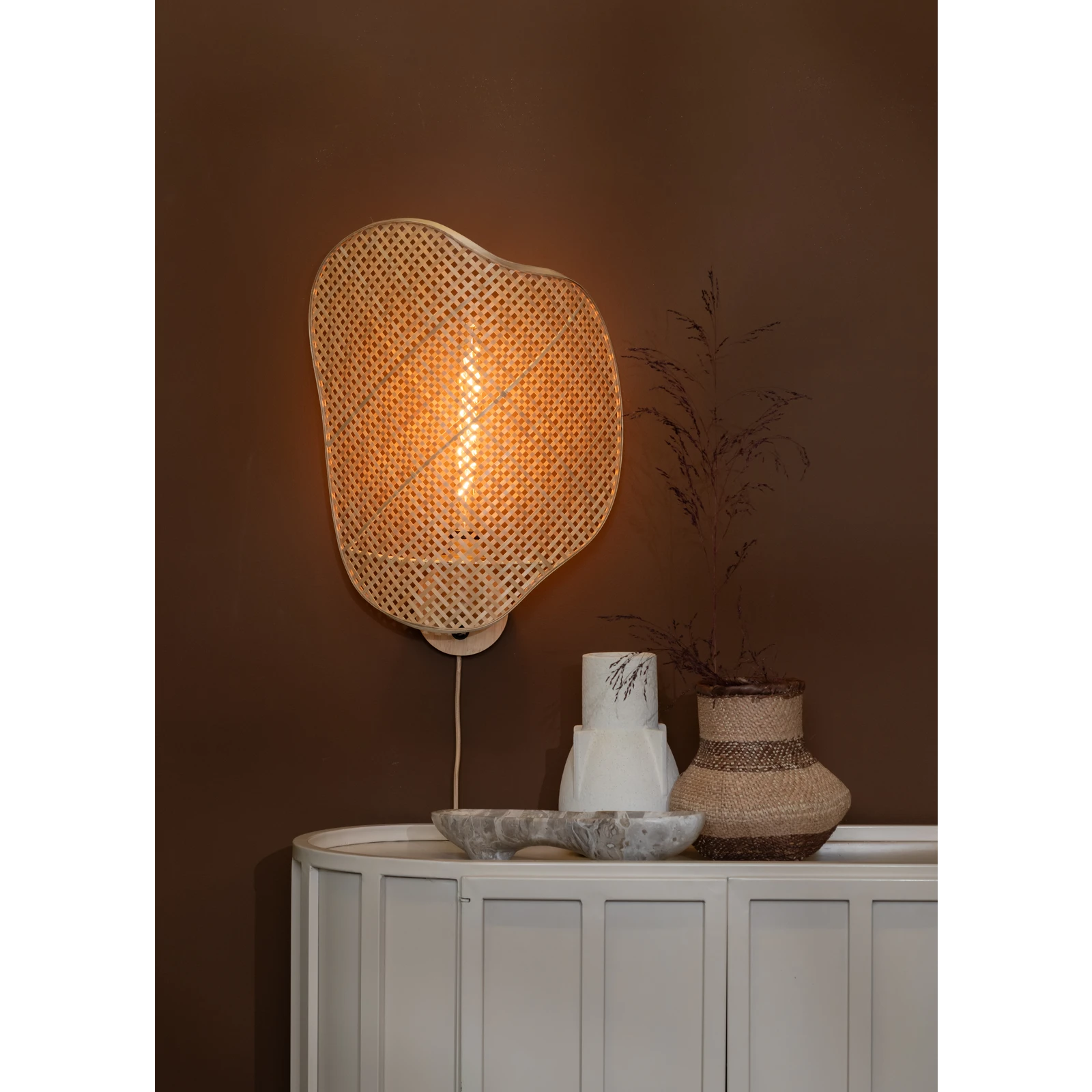 Wandlamp Kinabalu (50x40cm) naturel
