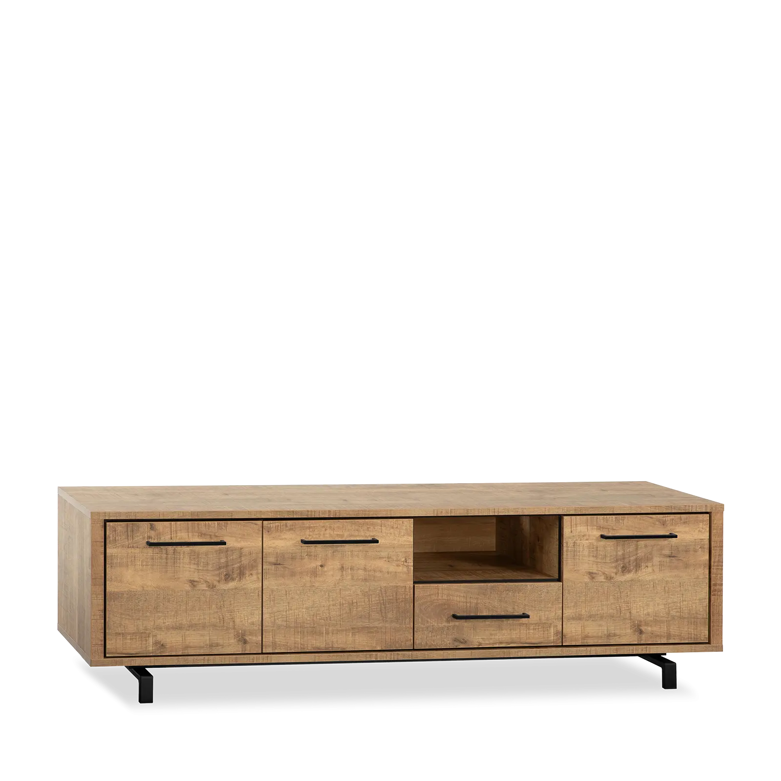 TV meubel Fairmont - 200 cm - Lamulux Mango - 3 deuren, 1 lade, 1 open vak