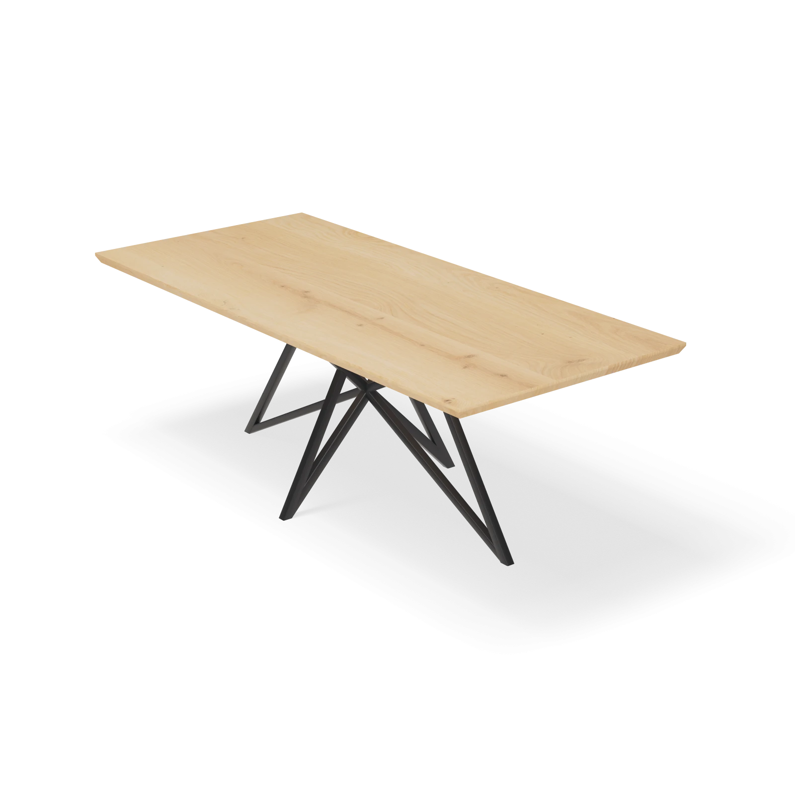 Eettafel Crosse - Rechthoek Nature White (220x100cm)