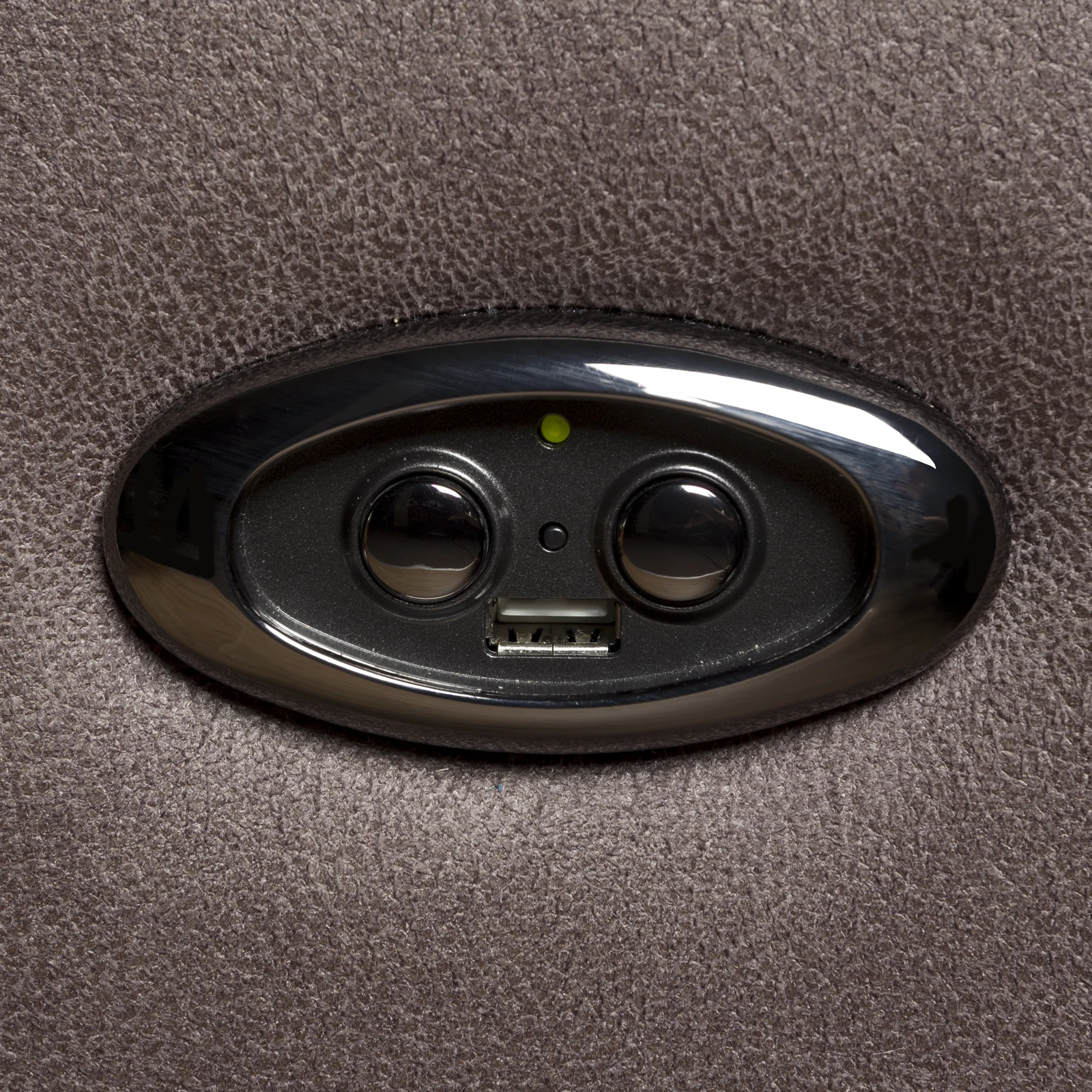 2,5 zitsbank (eendelig - 2 relaxfuncties met USB) Lucius Select - Billy Joe Grey