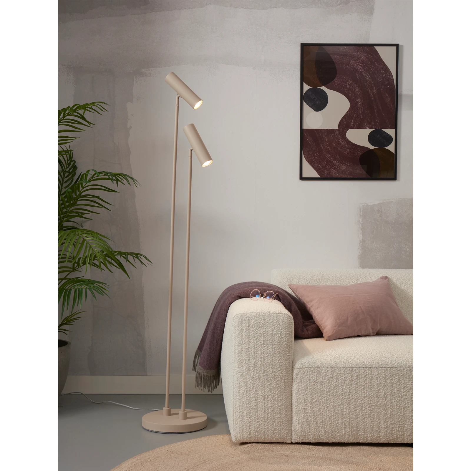 Vloerlamp Havana (30x162cm) Beige X2