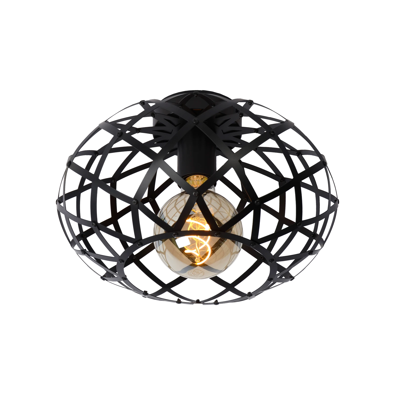 Plafonniere (30cm) Wolfram - Zwart