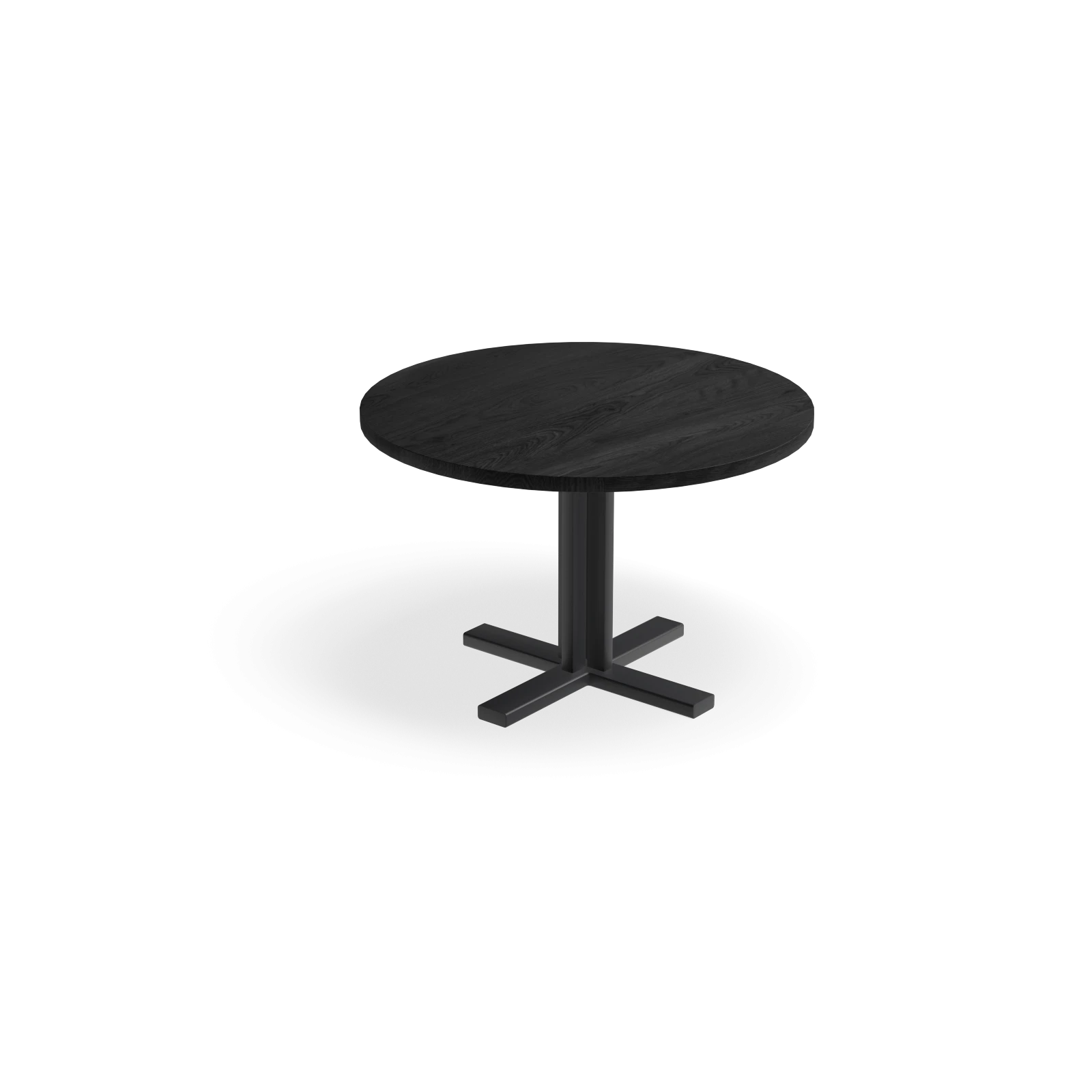 Eettafel Kolos - Rond Eiken Black Sky (120cm)