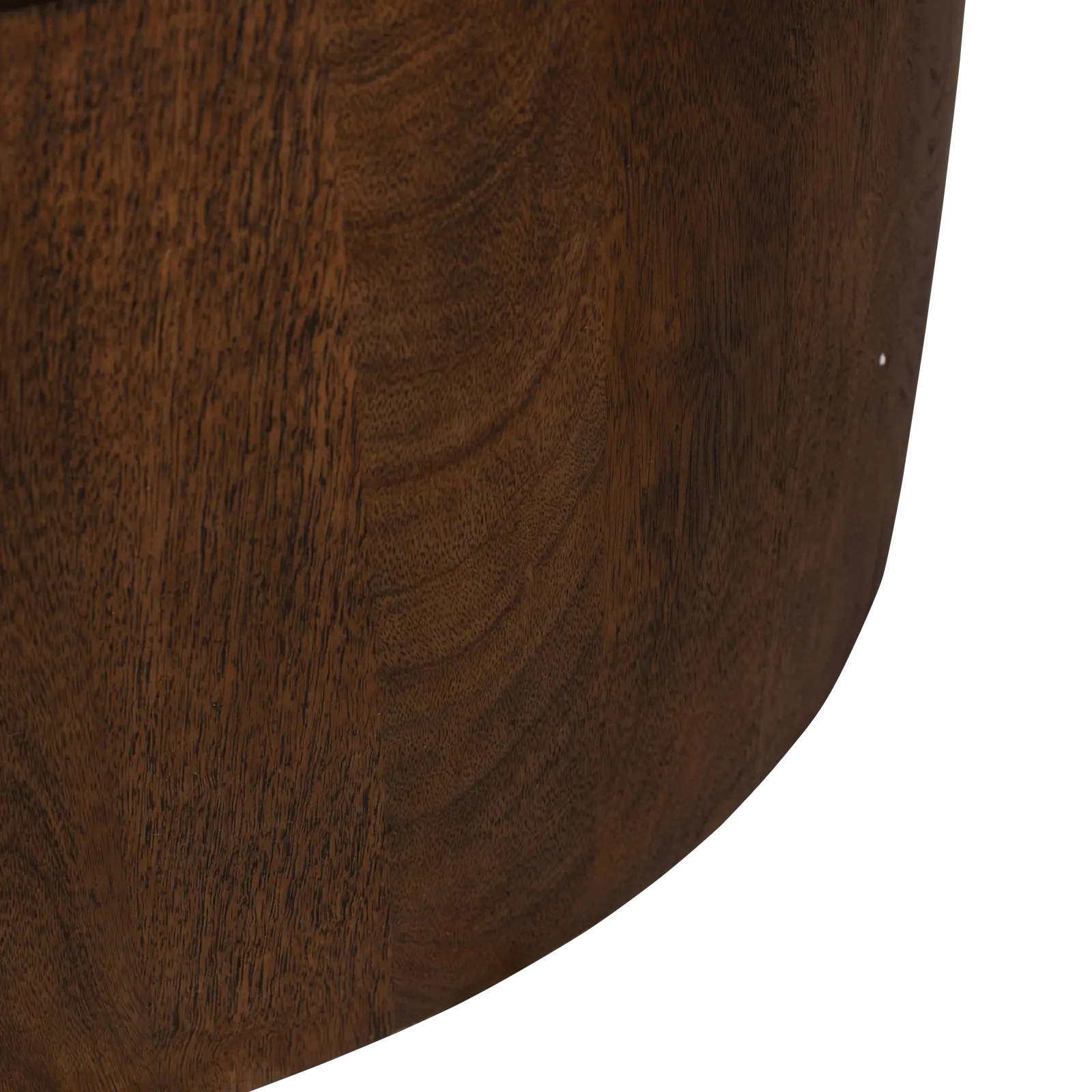 Salontafel set van 2 Bodhi - rond 65/80 cm - Mangohout  Cacao Bruin