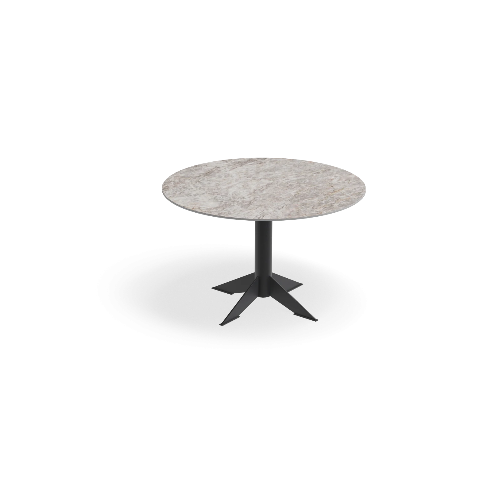 Eettafel Westfield - Rond Keramiek Fior Di Pesco Satin (120cm)