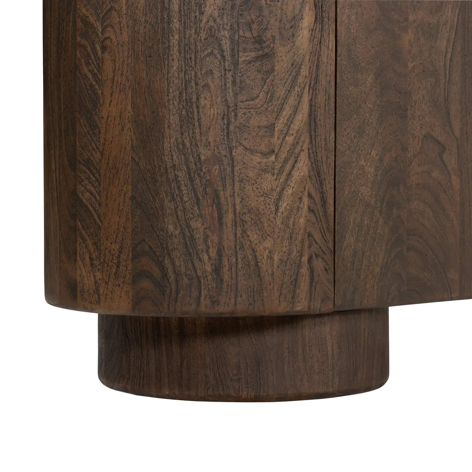 TV meubel Kess - 190 cm - Mangohout Cacao Bruin - 2 deuren, 2 laden