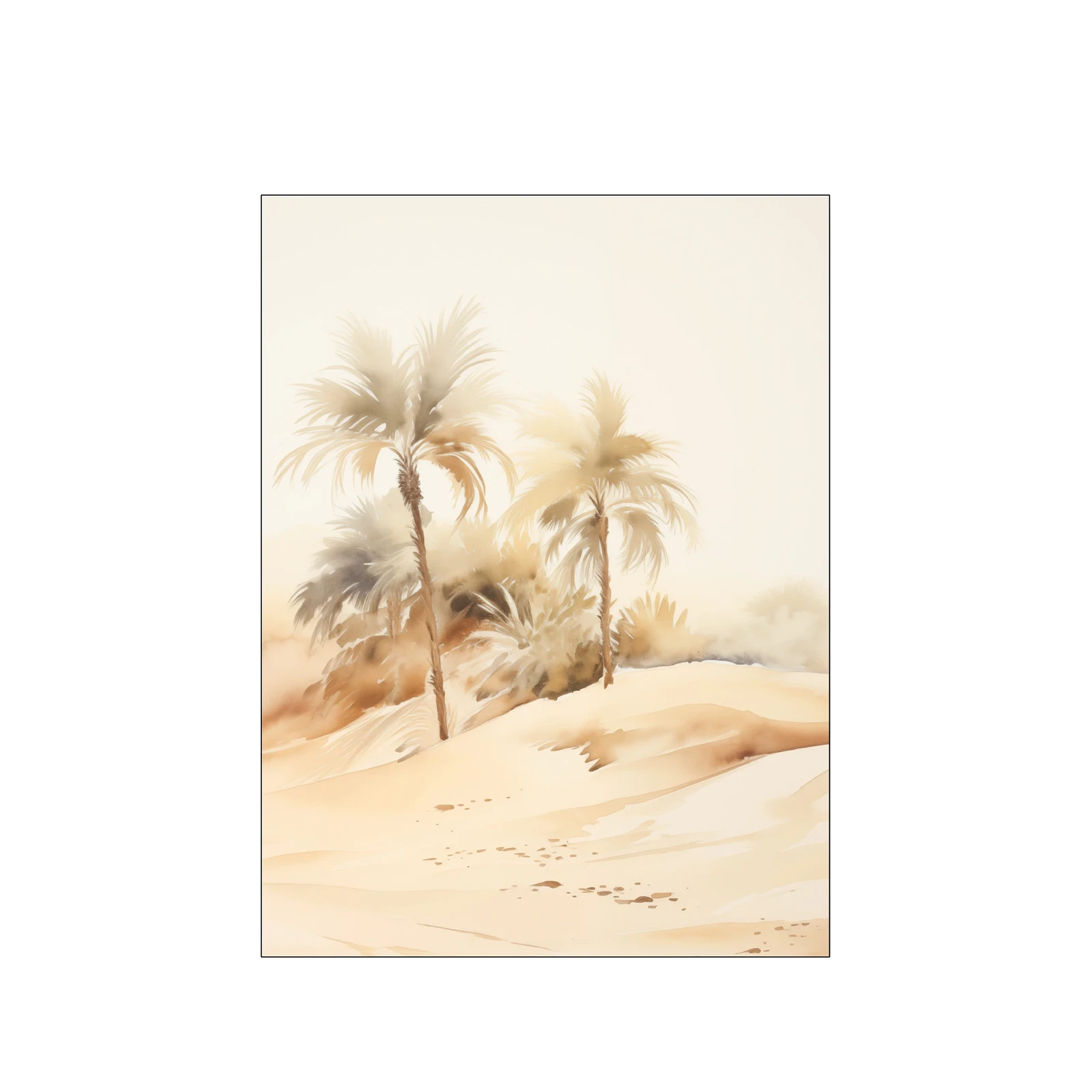 Wanddecoratie 110x80 Palm Dust (small)