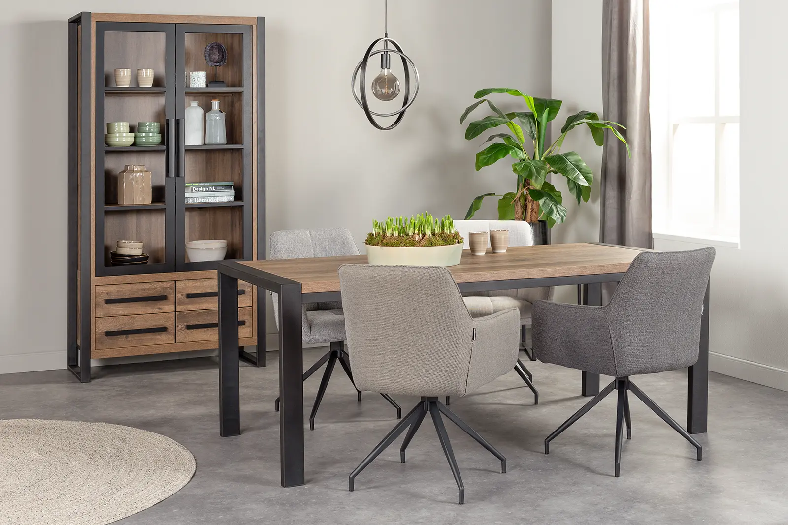 Eettafel Wisconsin - rechthoekig 190x90 cm - Lamulux Mokka
