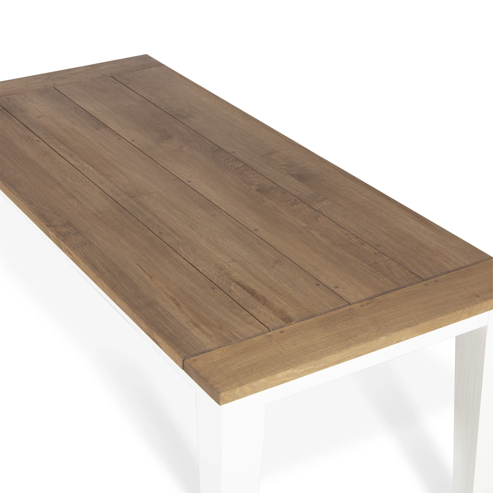 Uitschuiftafel (200/250x90cm - tussenblad) Silvercreek - Combi Verweerd/RAL9010