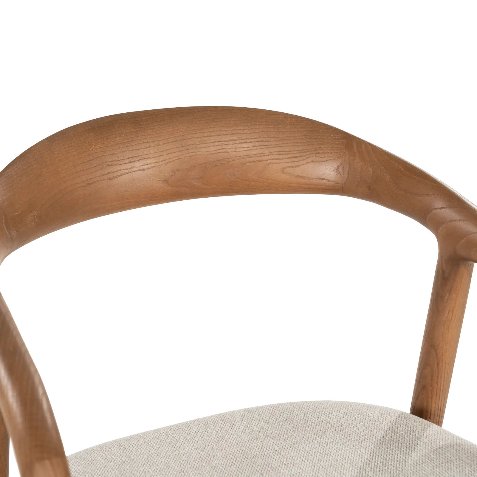 Barstoel Rayven - zithoogte 75 cm - Essenhout Lichtbruin