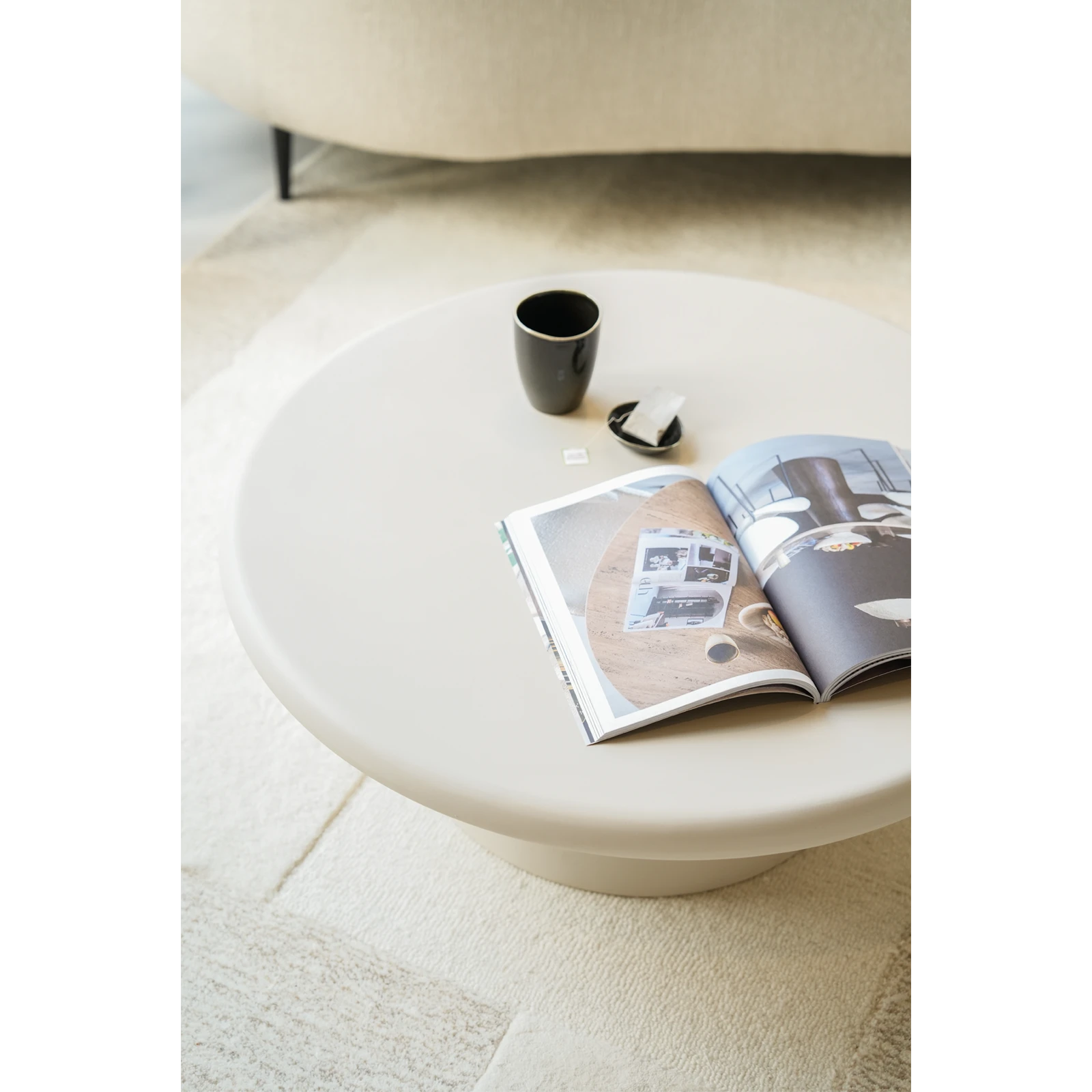 Salontafel (rond - 80cm) Jade