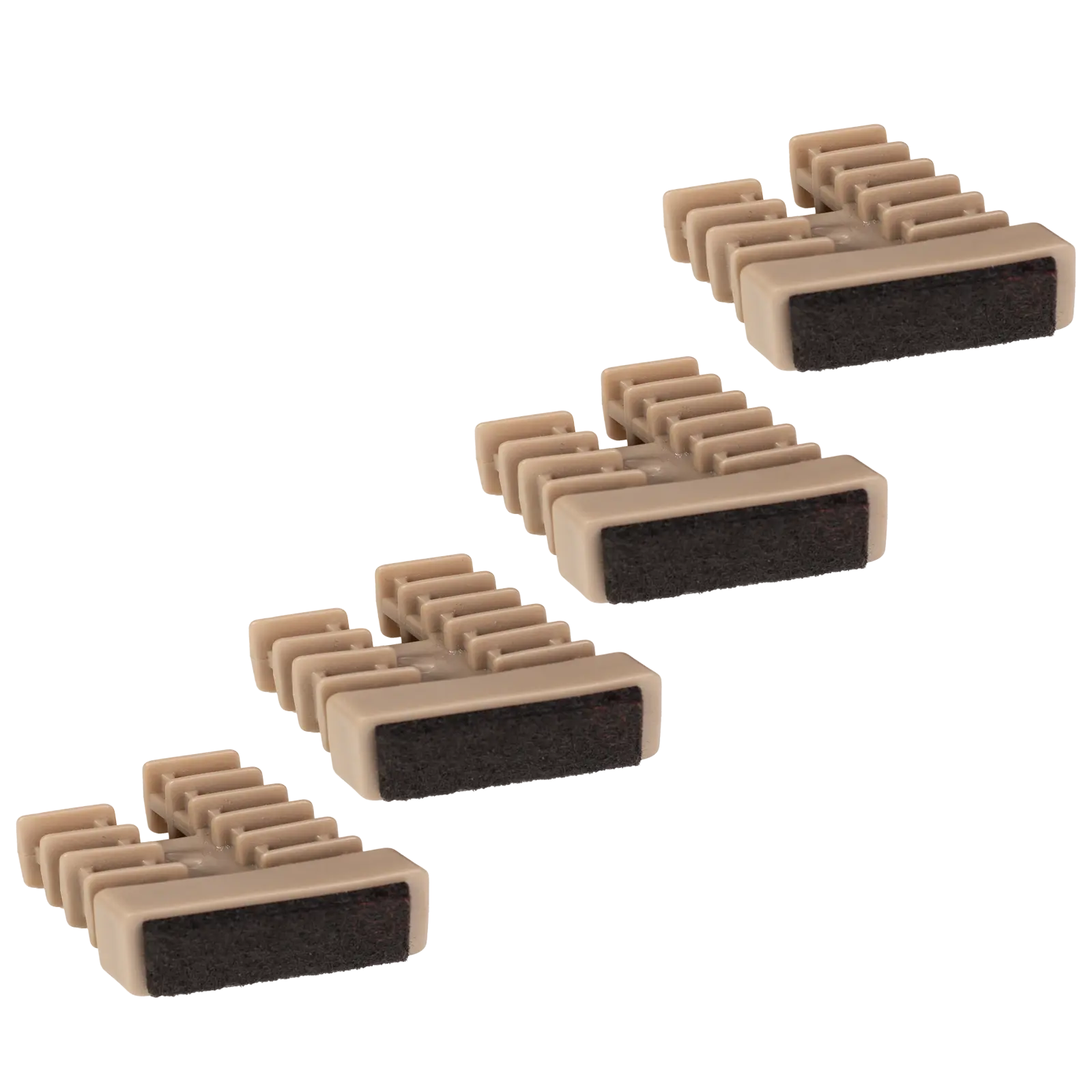 Dop (set van 4) Poot C - Caprice - Taupe