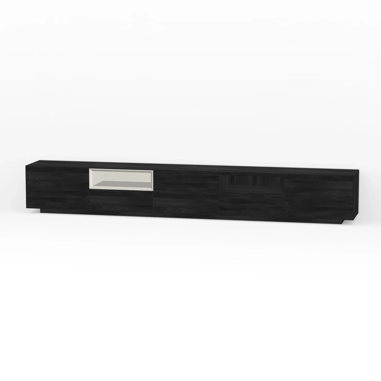 TV Meubel Black Sky 300cm Plint