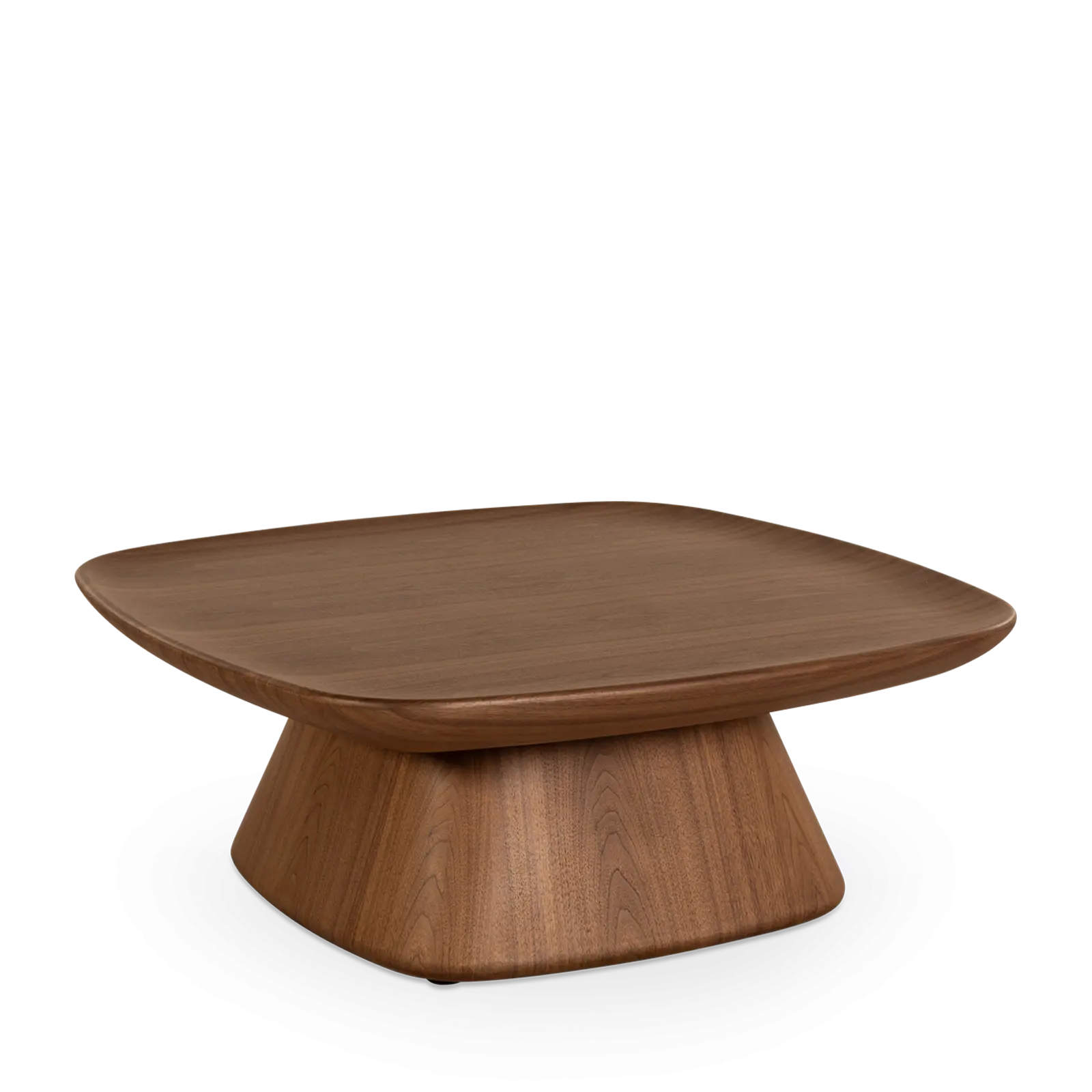 Salontafel Calum - vierkant 85x85 cm - Walnoot