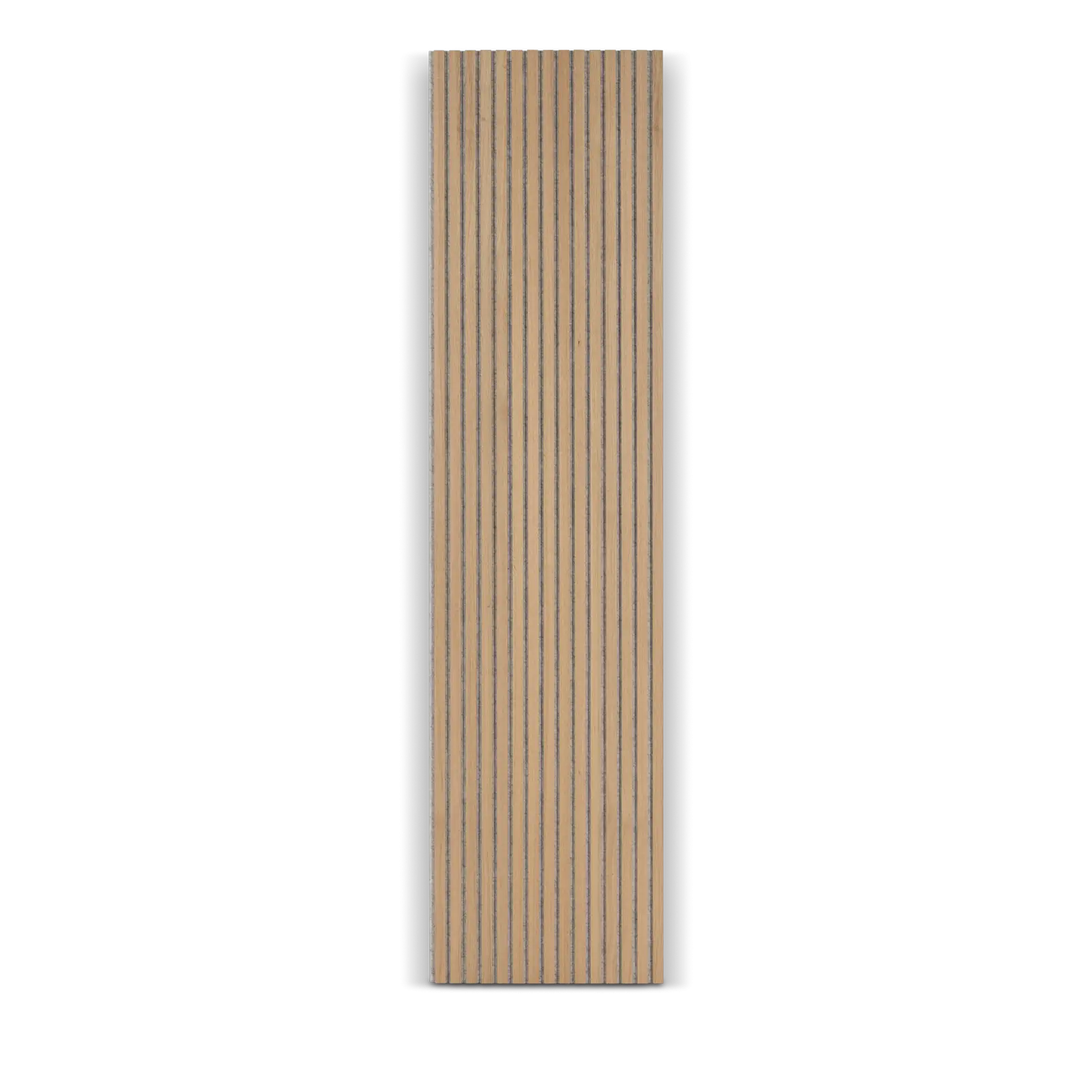 SALE: Akoestisch wandpaneel Wood - 240x60 cm - Eiken met grijs vilt