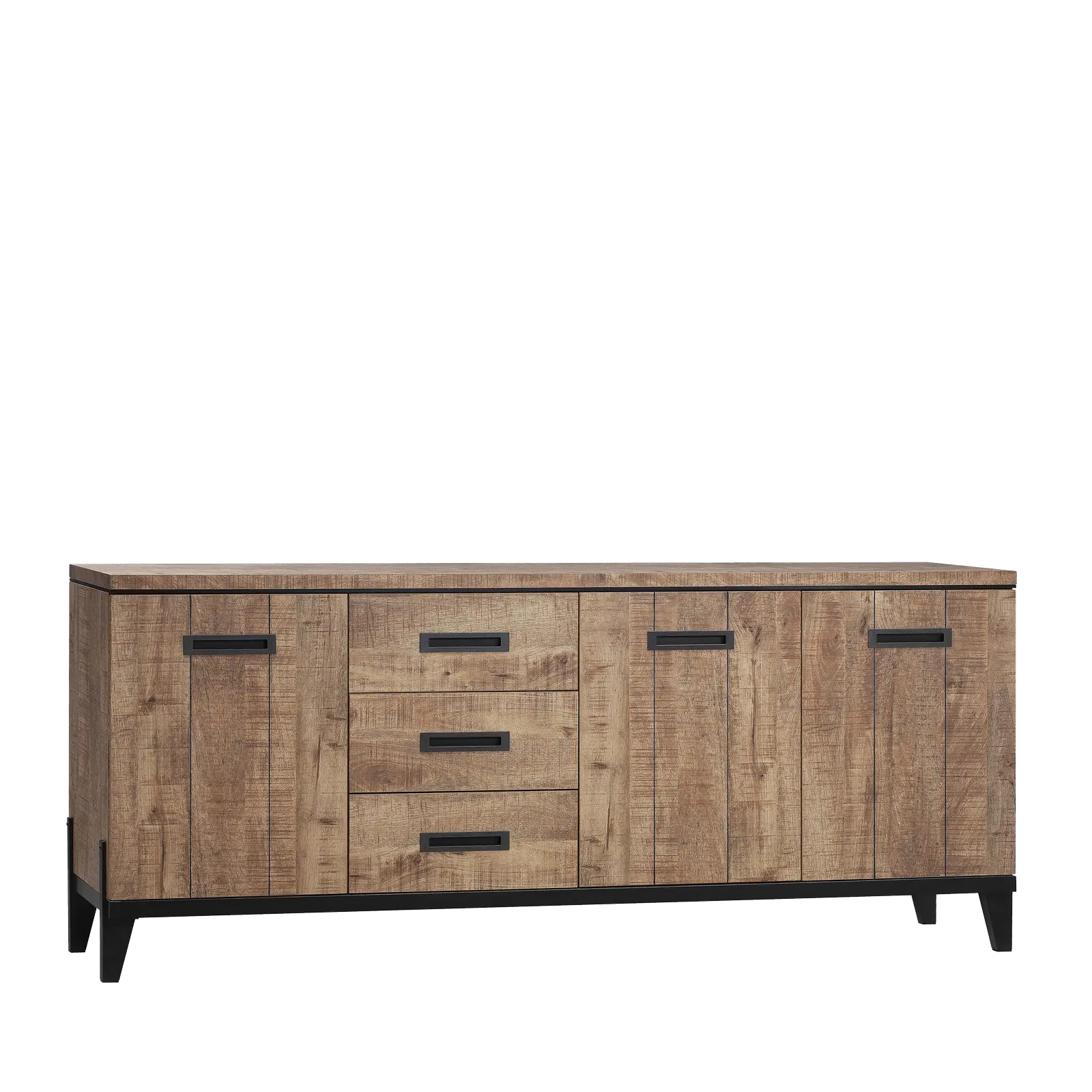 Dressoir Union - 231cm - Lamulux Mango - 3 deuren, 3 laden