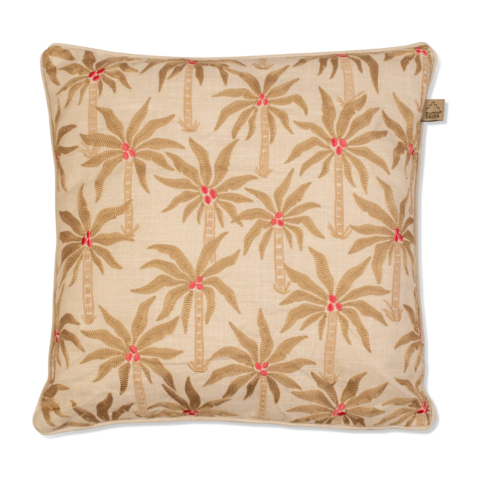 Sierkussen (45x45cm) Zenna Almond Buff