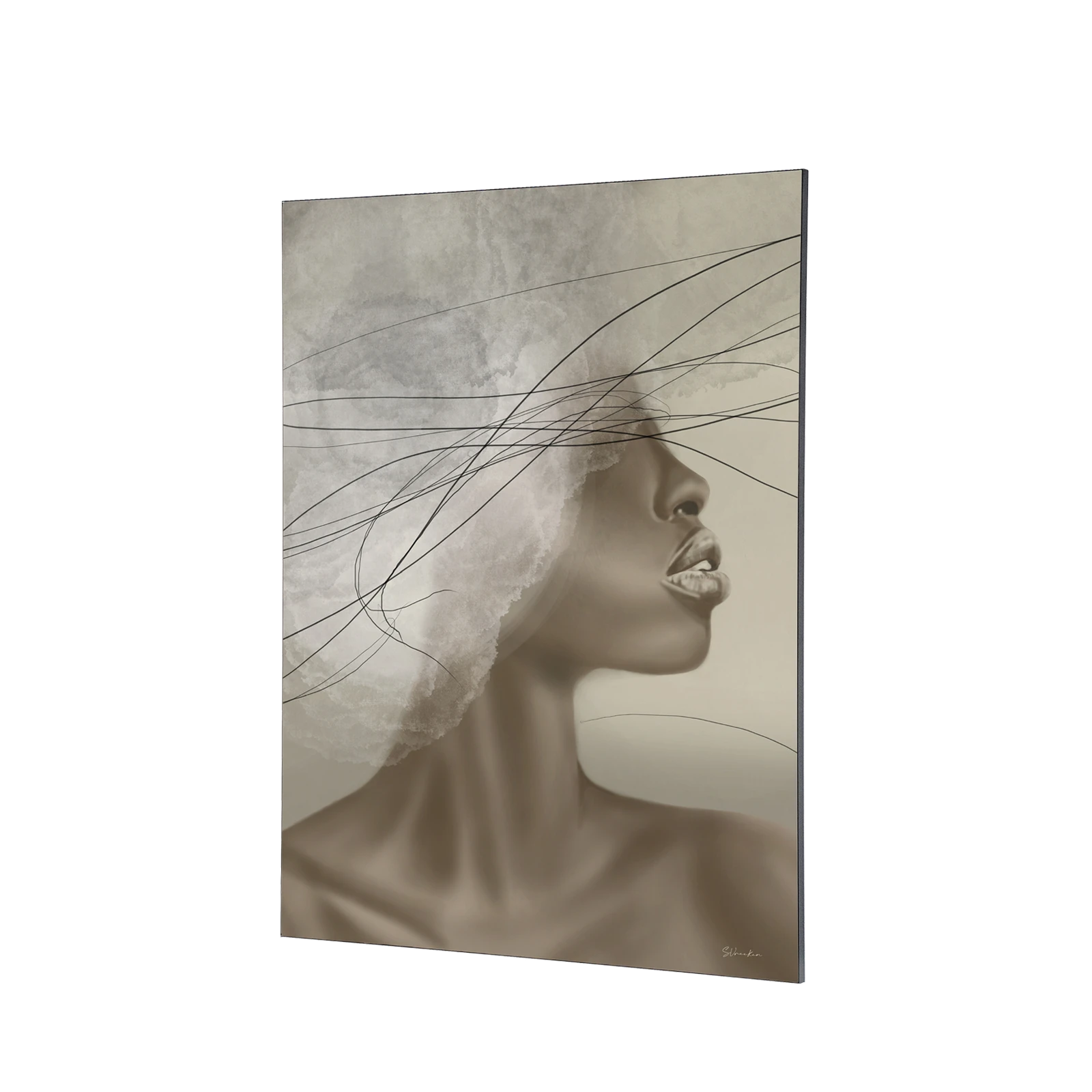 Wanddecoratie 110x80 Cloudy Thoughts (small)