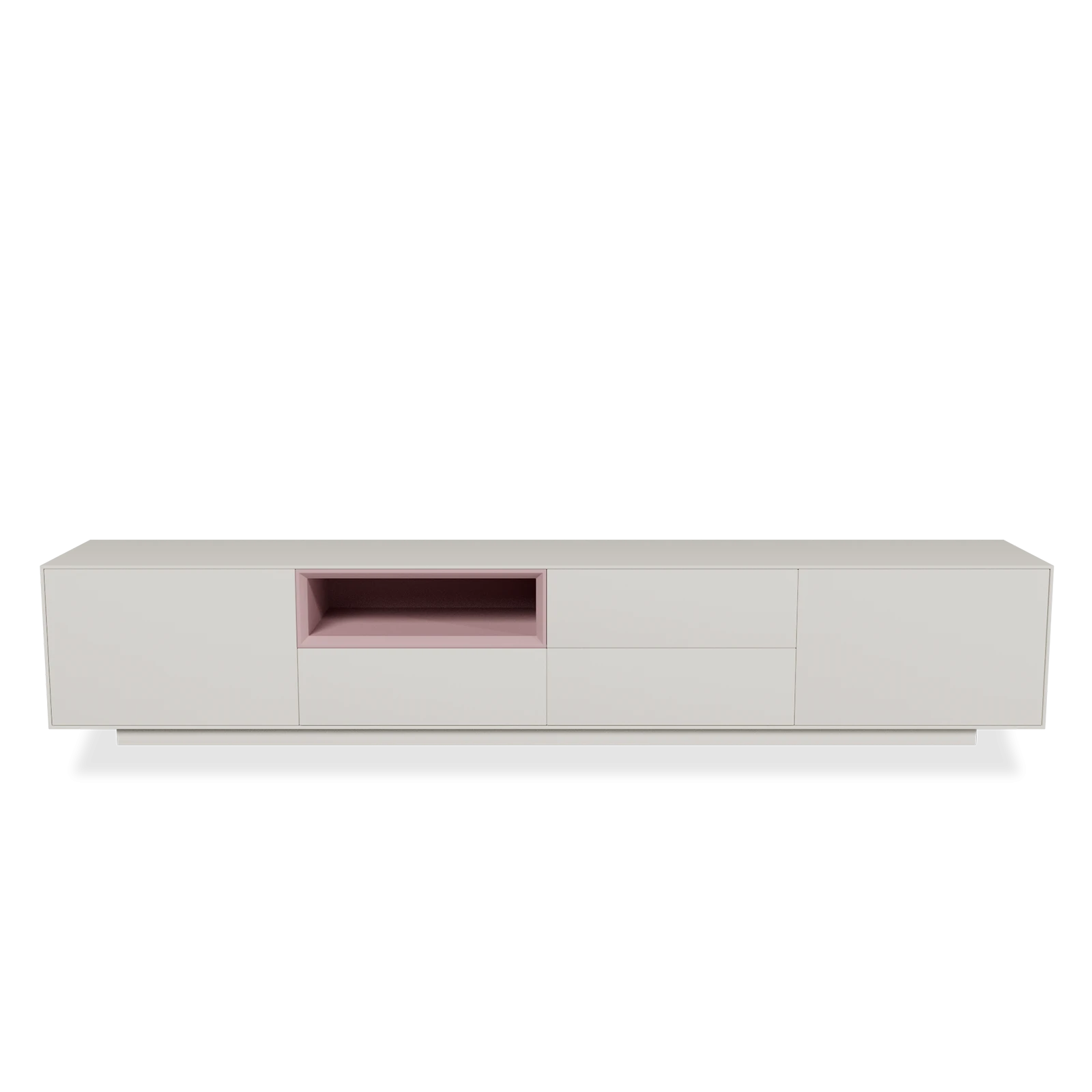 TV Meubel Pepper White 240cm Plint