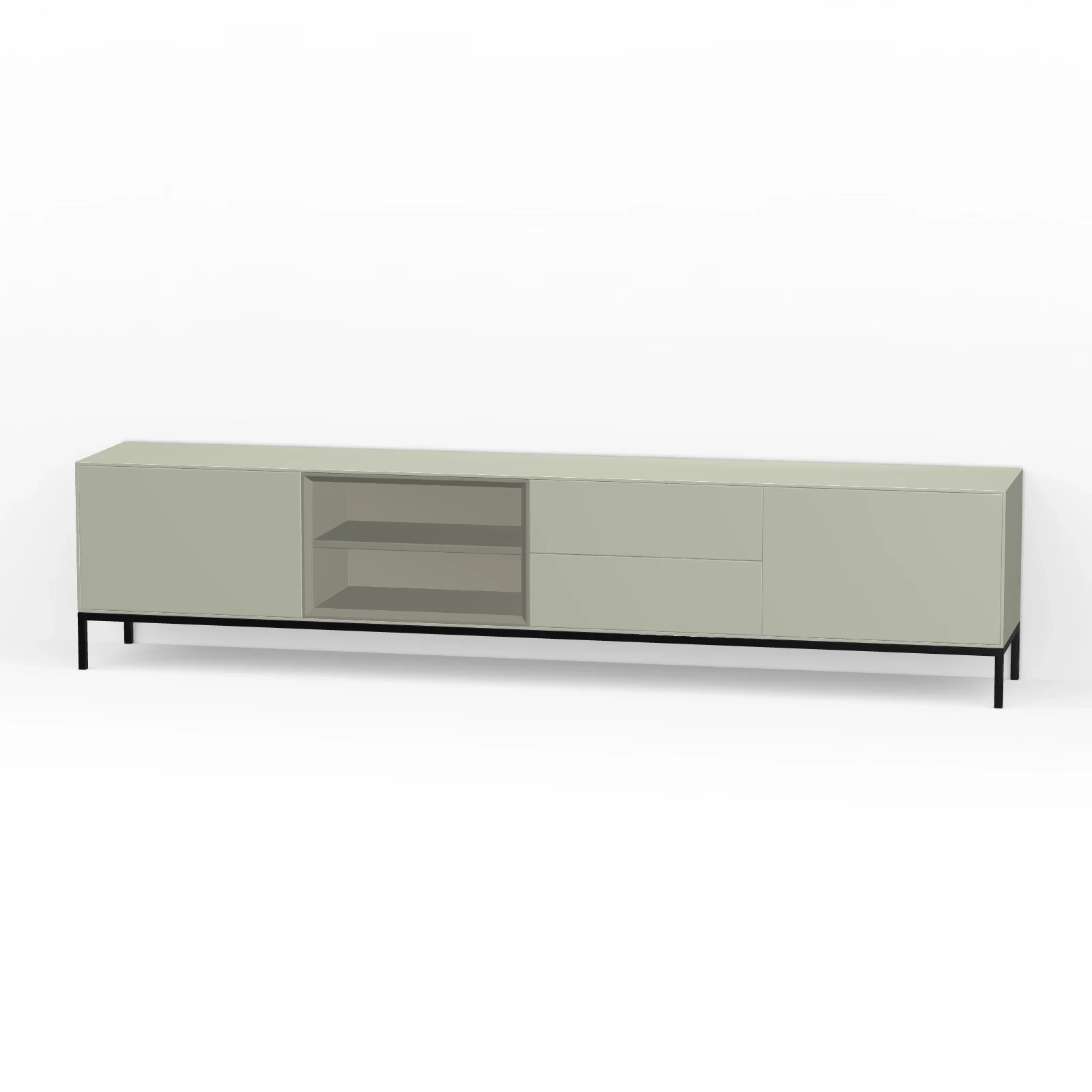 TV Meubel Nile Green 240cm Poot