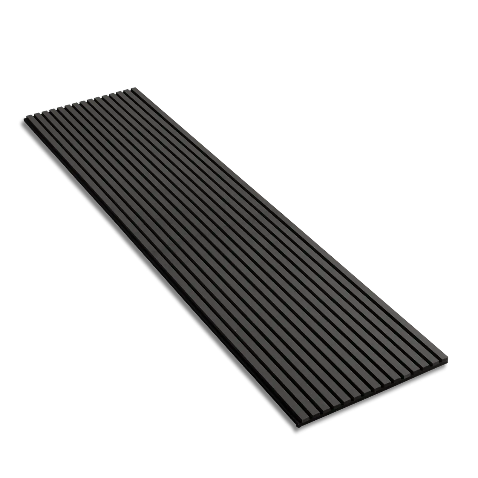 SALE: Akoestisch wandpaneel Wood - 240x60 cm - Zwart
