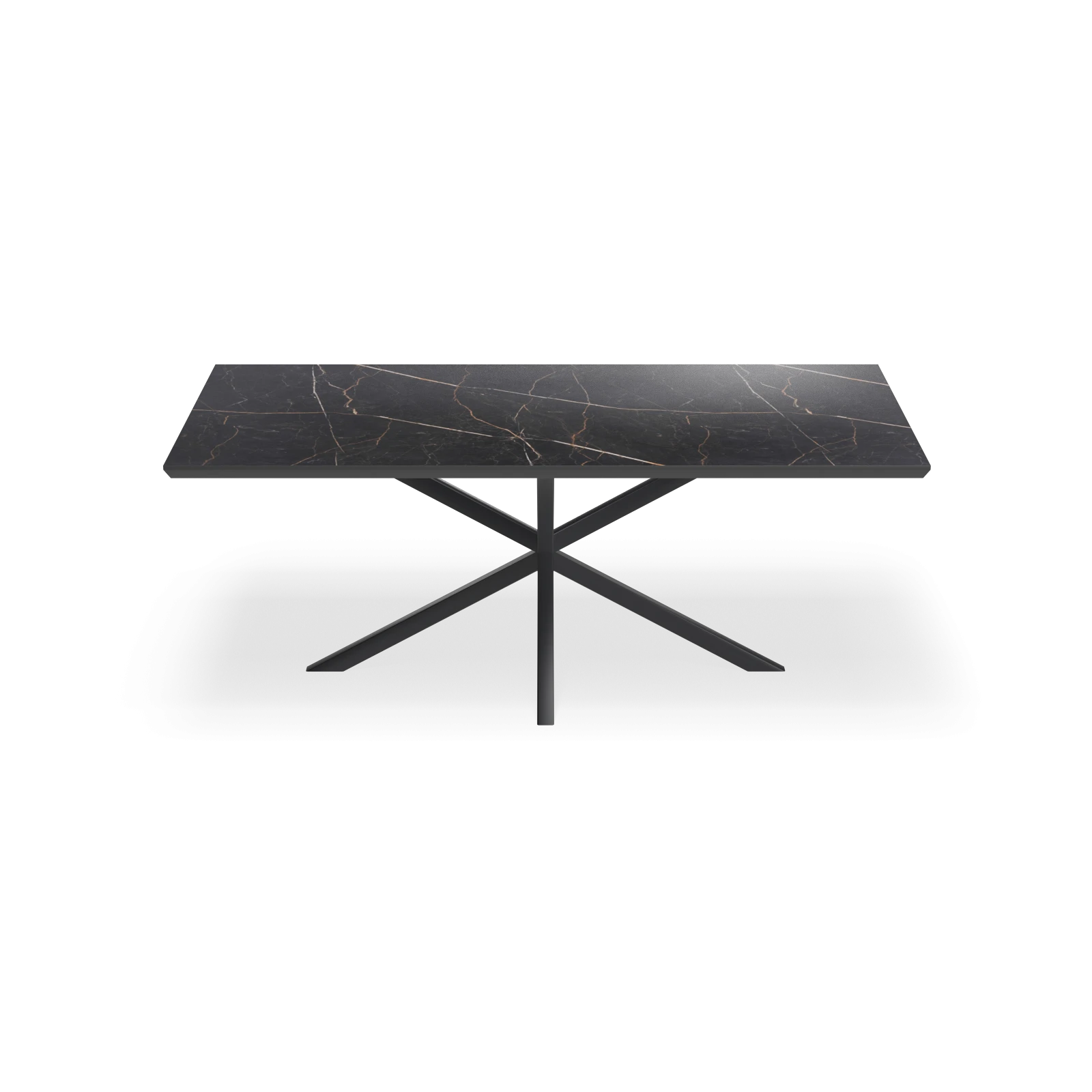 Eettafel North - Rechthoek HPL Marmerlook (200x100cm)