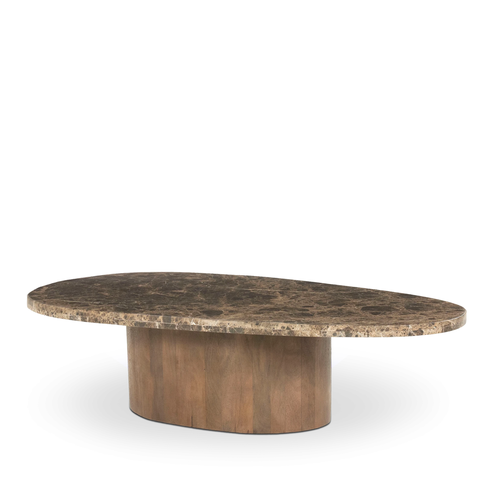 Salontafel (kiezel - 120x75cm) Bradley
