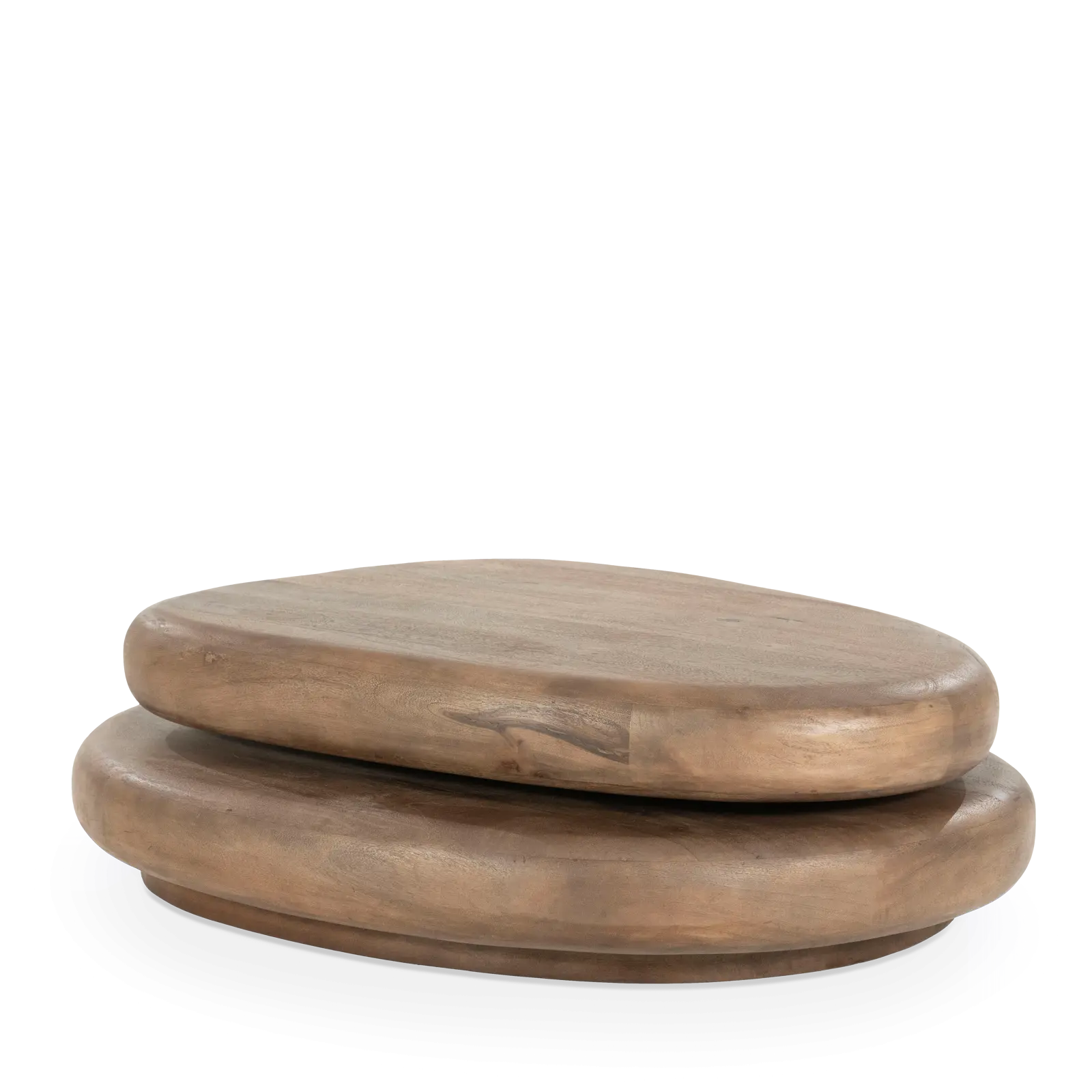 Salontafel Kabo - 100x80 cm - draaibaar - Mangohout Bruin