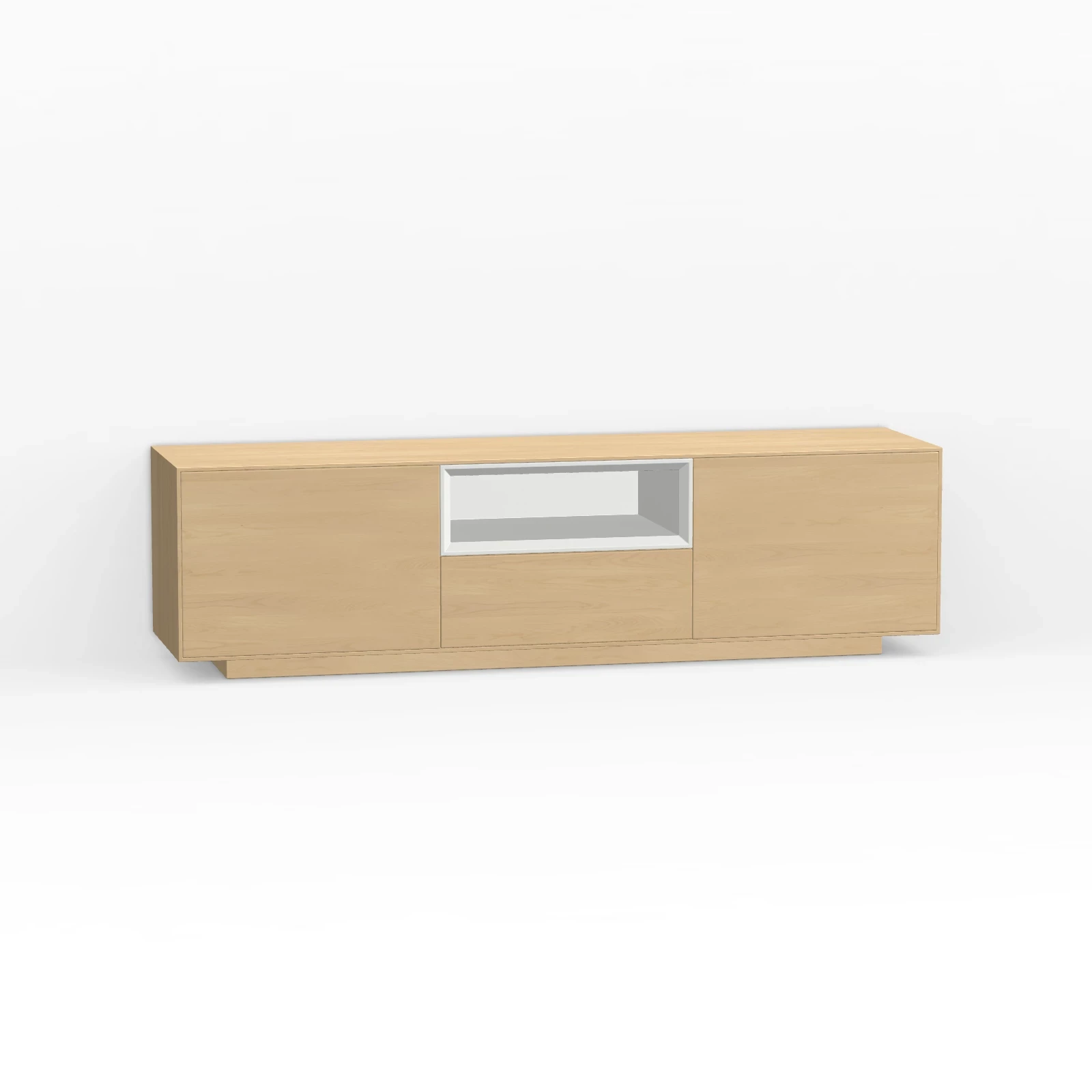 TV Meubel Nature White 160cm Plint