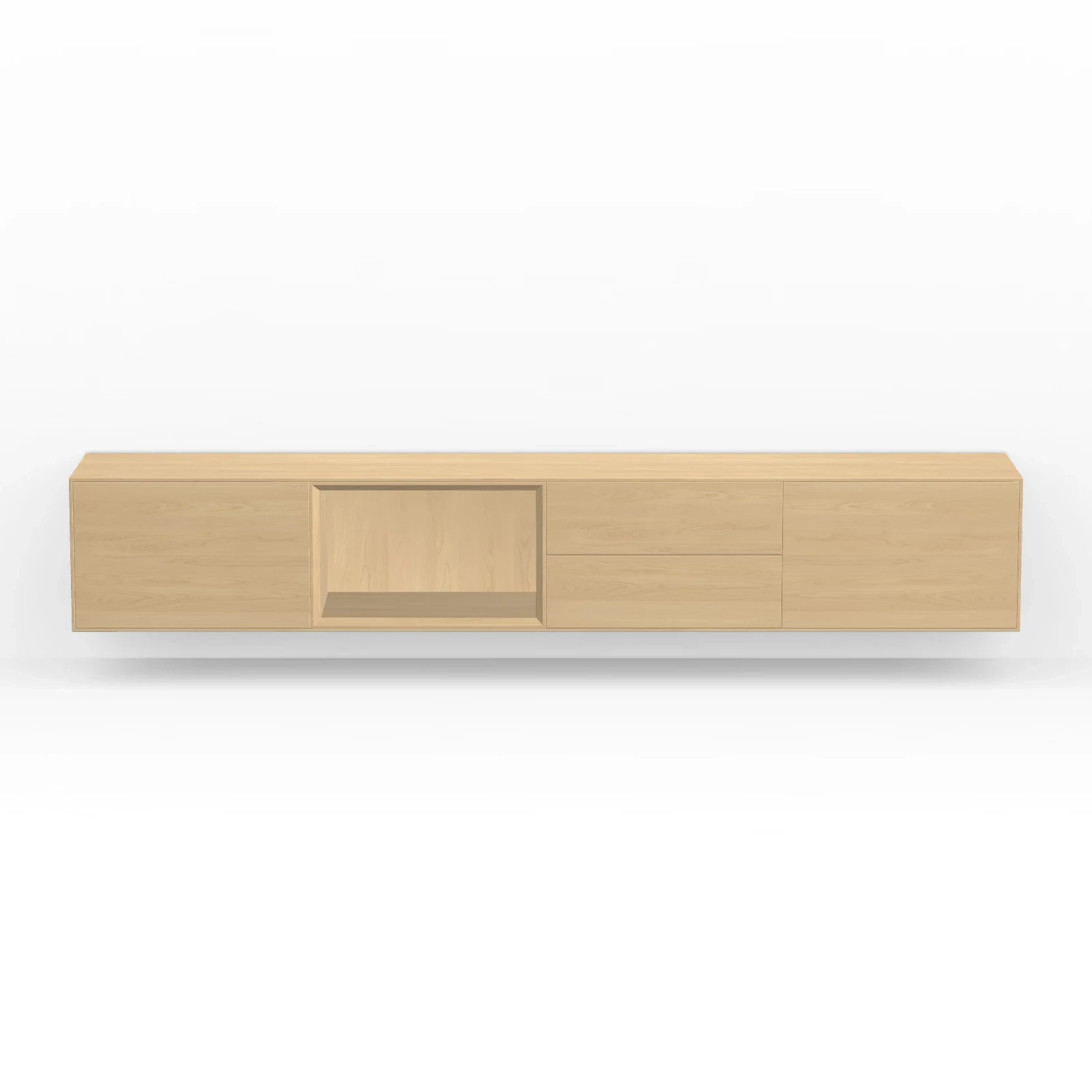 TV Meubel Nature White 240cm Zwevend