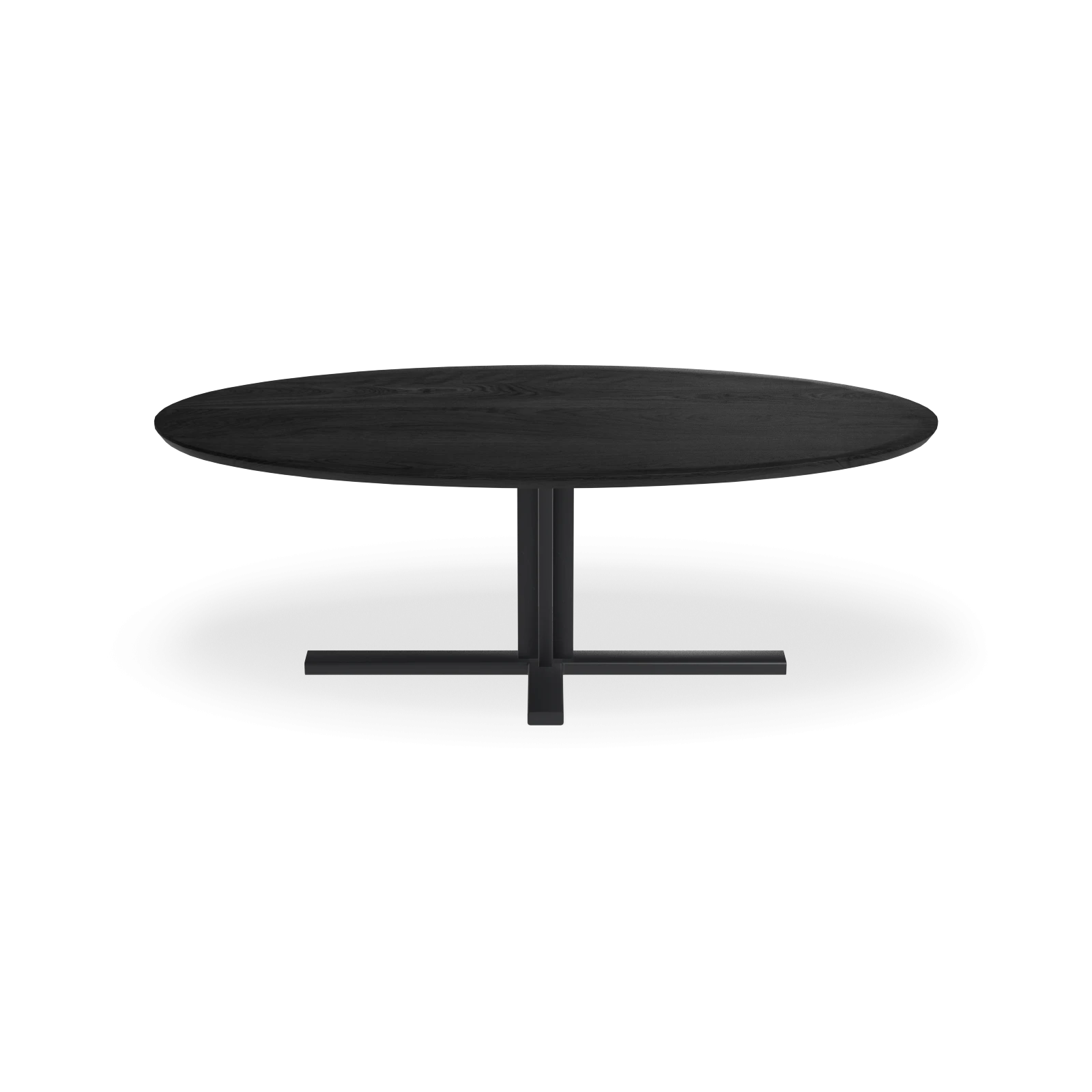 Eettafel Kolos - Ovaal Eiken Black Sky (220x110cm)