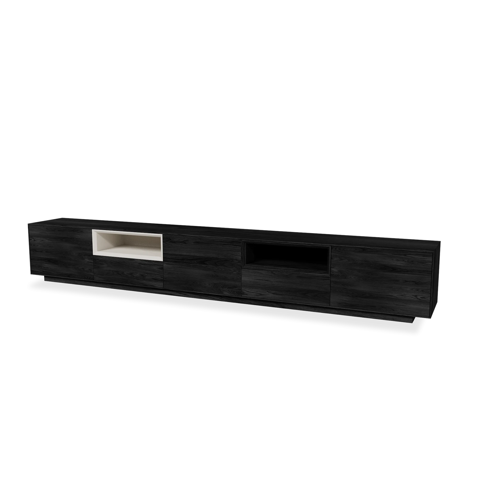 TV Meubel Black Sky 300cm Plint
