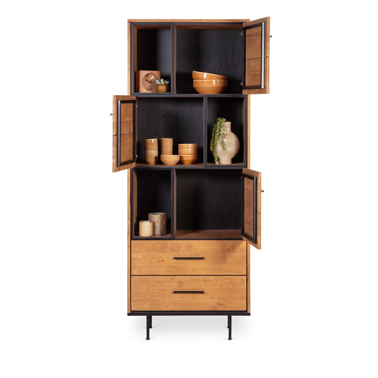 Opbergkast (80cm) Palma - Warmbrown